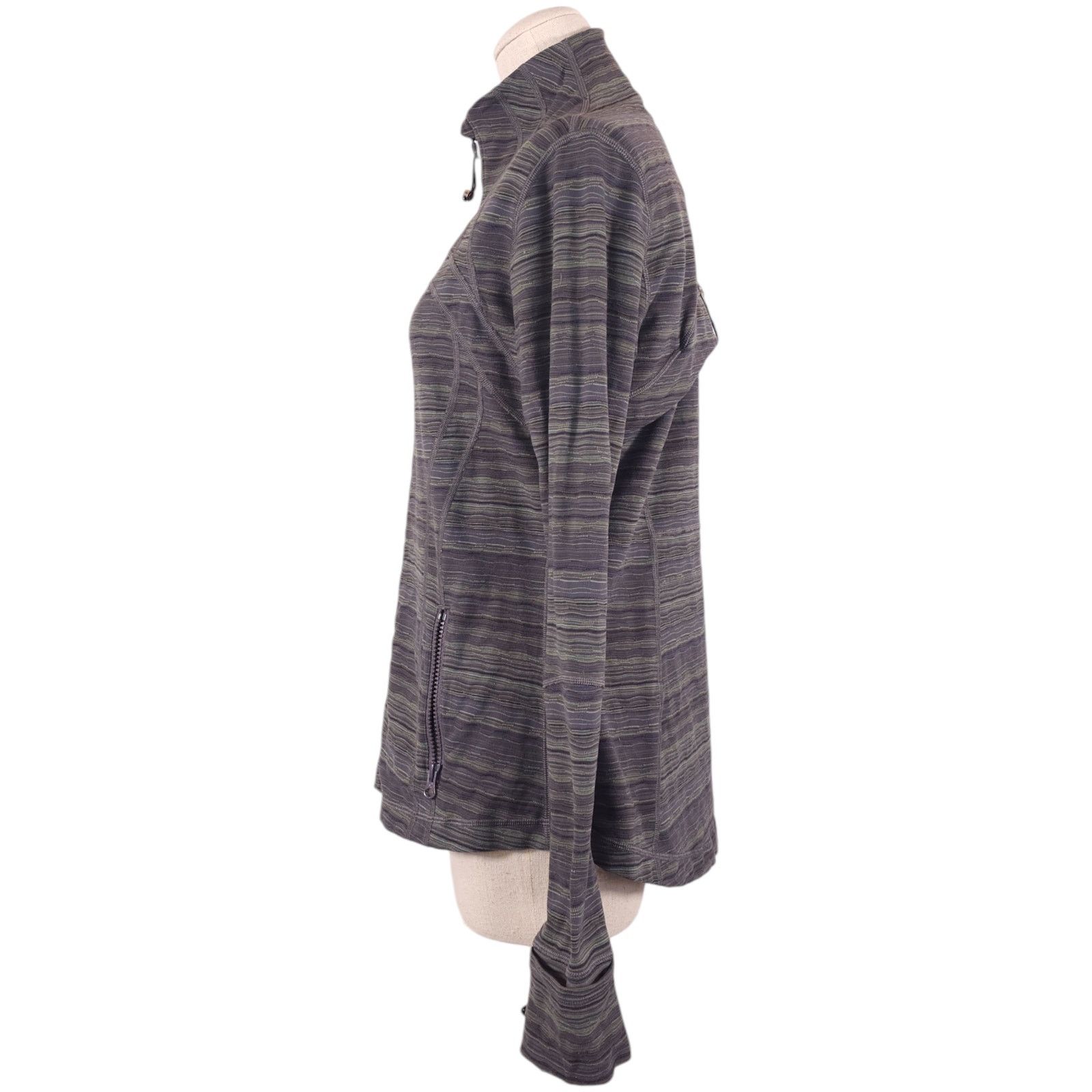 Lululemon Lululemon Define Jacket Space Dye Twist Dark Slate Green 10 Size L / US 10 / IT 46 - 2 Thumbnail