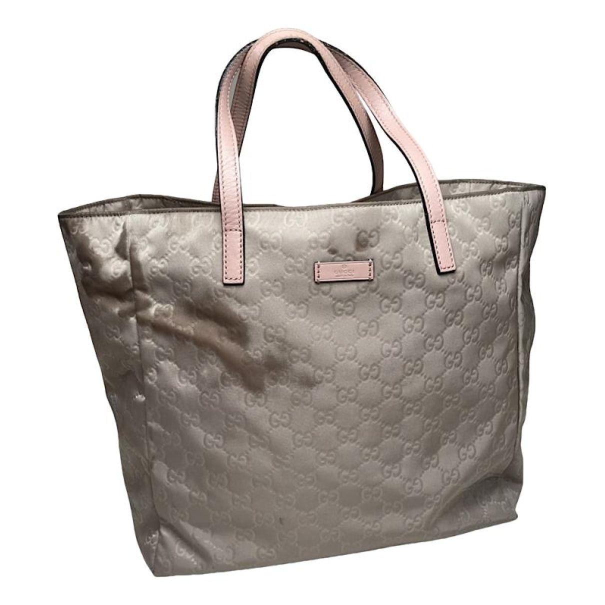 Gucci Jackie Vintage Silver Polyester Handbag Size ONE SIZE - 1 Thumbnail