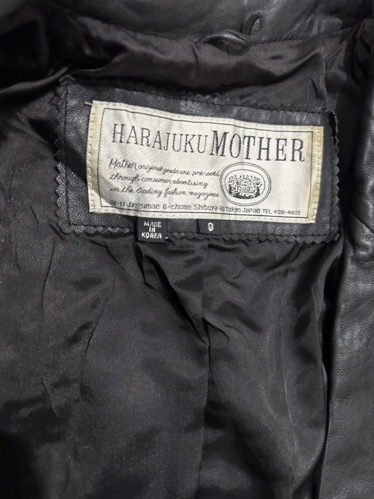 Japanese Brand × Vintage Vintage Harajuku Mother Long Leather Jacket Streetwear Size US M / EU 48-50 / 2 - 3 Thumbnail