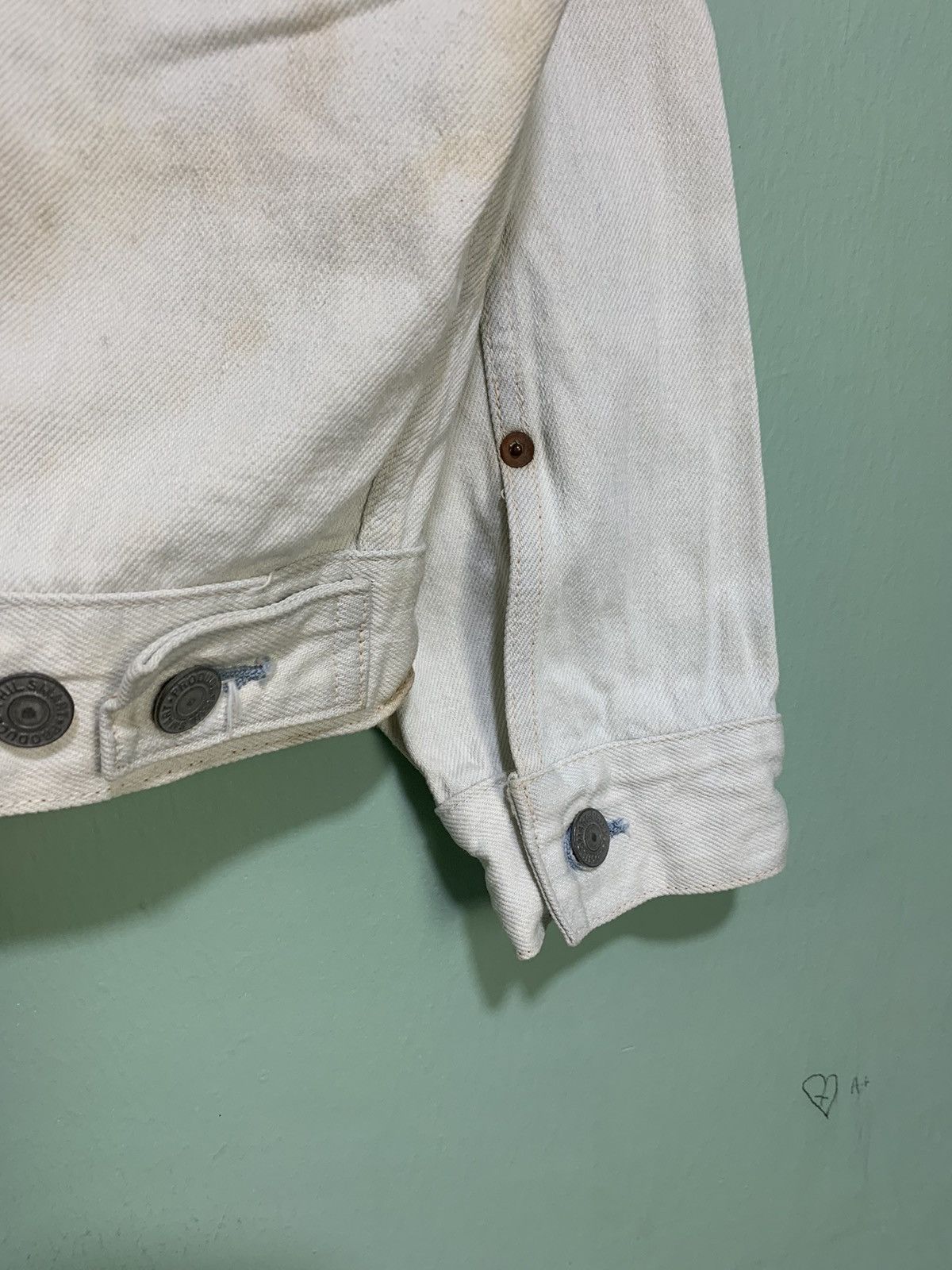 Other +8 Paris Rock ‘FRAGILE” Denim Jacket Size US M / EU 48-50 / 2 - 5 Thumbnail