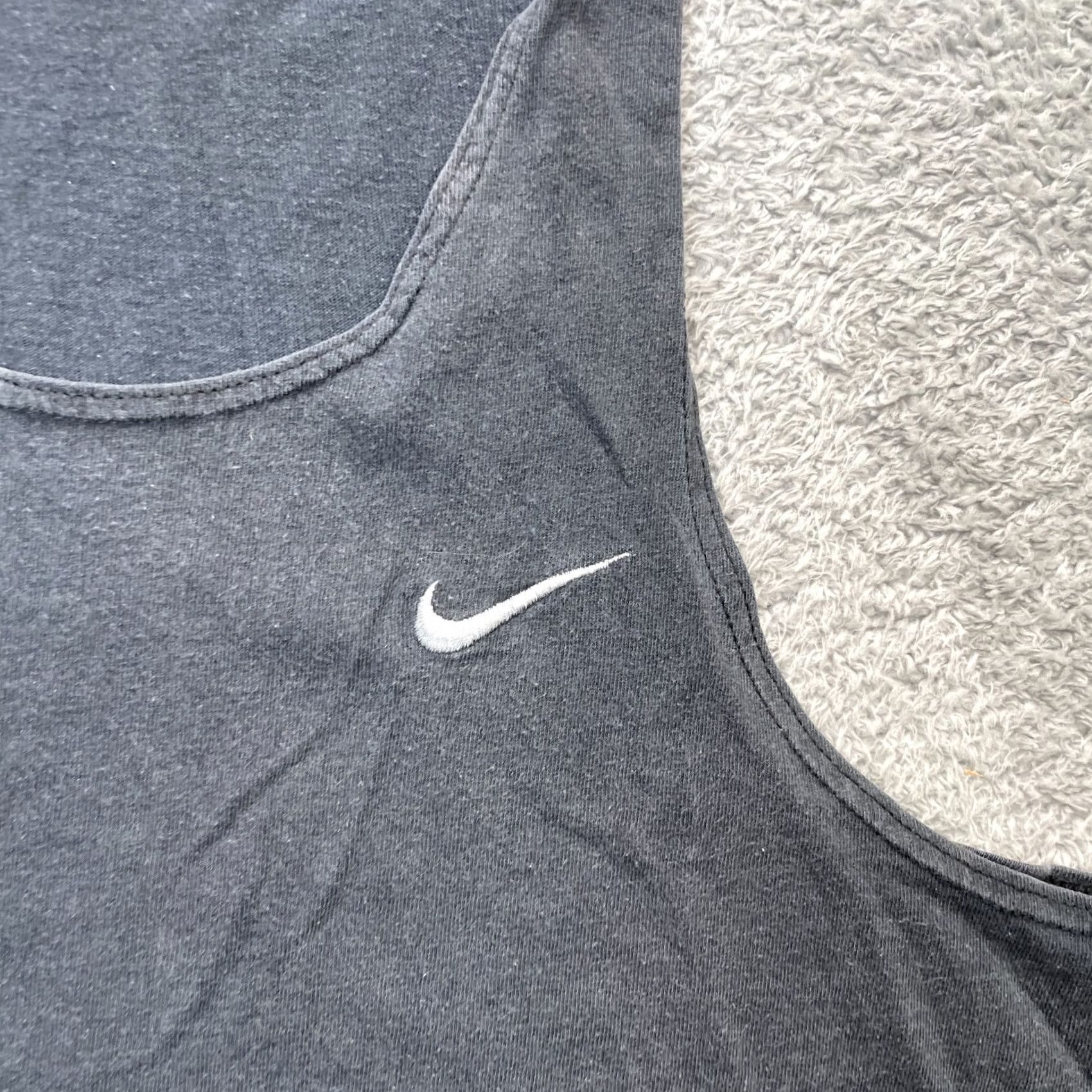 Nike VINTAGE Nike Shirt Tank Mens Large Black 90s City Sports Swoosh Gym Activewear Size US L / EU 52-54 / 3 - 3 Thumbnail