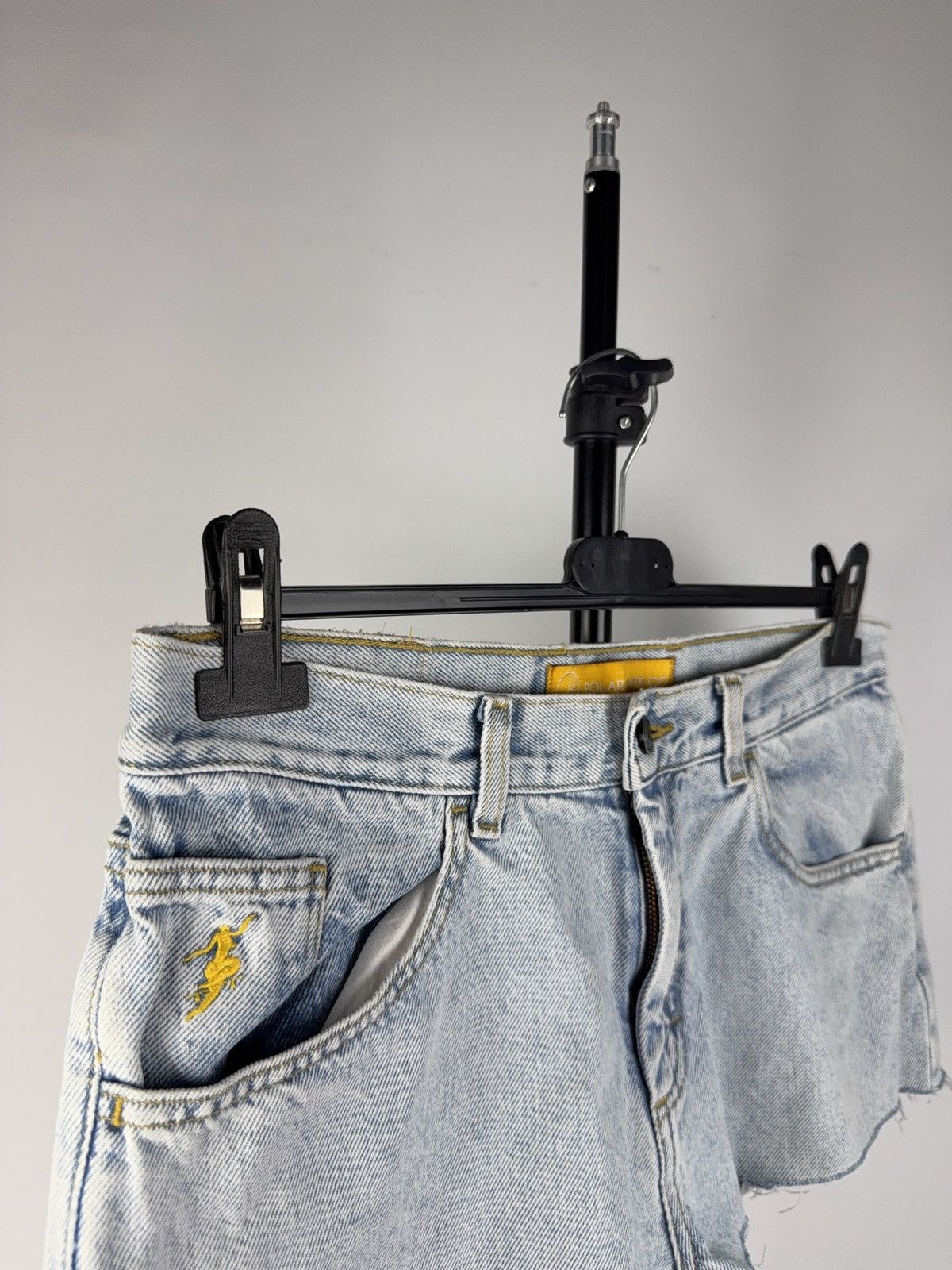 Vintage Polar Skate Co. 93 Denim Jeans Short Shorts Size 32 Size 32" / US 10 / IT 46 - 2 Thumbnail
