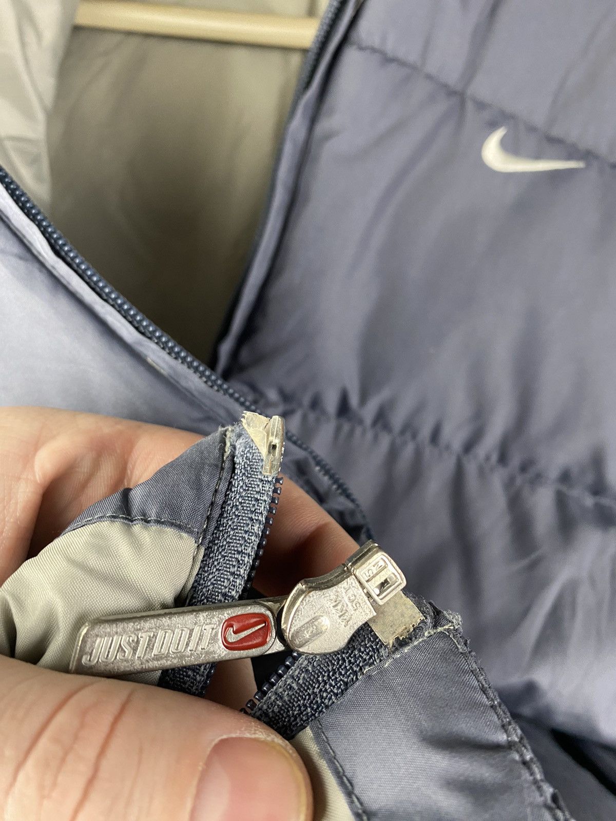 Nike Down jacket vintage Nike Drill y2k rare size Xs Size US XS / EU 42 / 0 - 18 Thumbnail