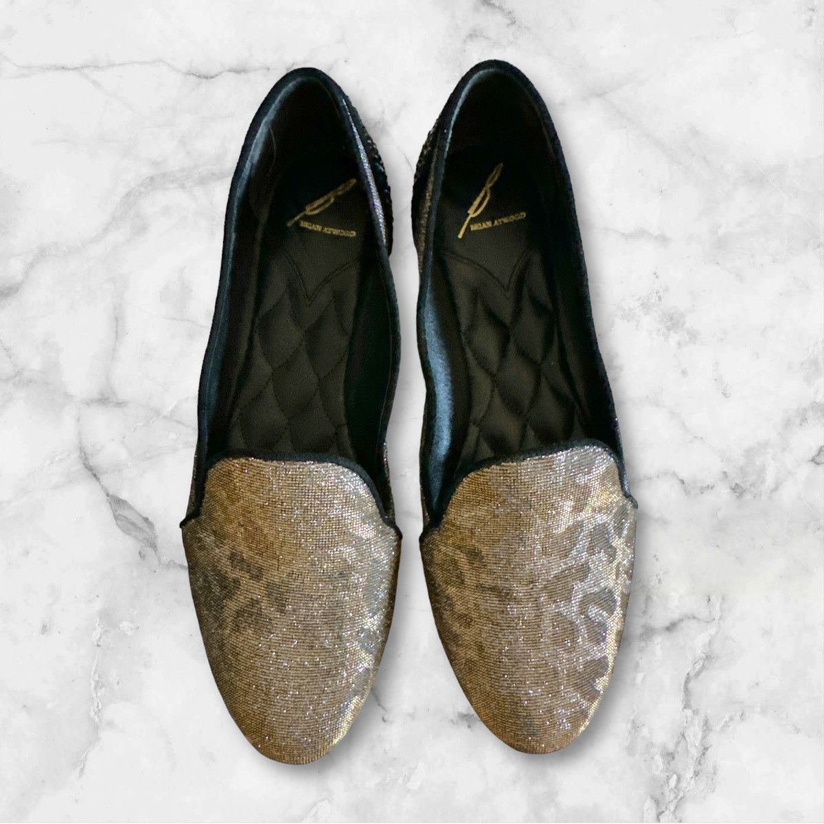Brian Atwood B Brian Atwood Shimmer Flats Size US 8.5 / IT 38.5 - 5 Thumbnail