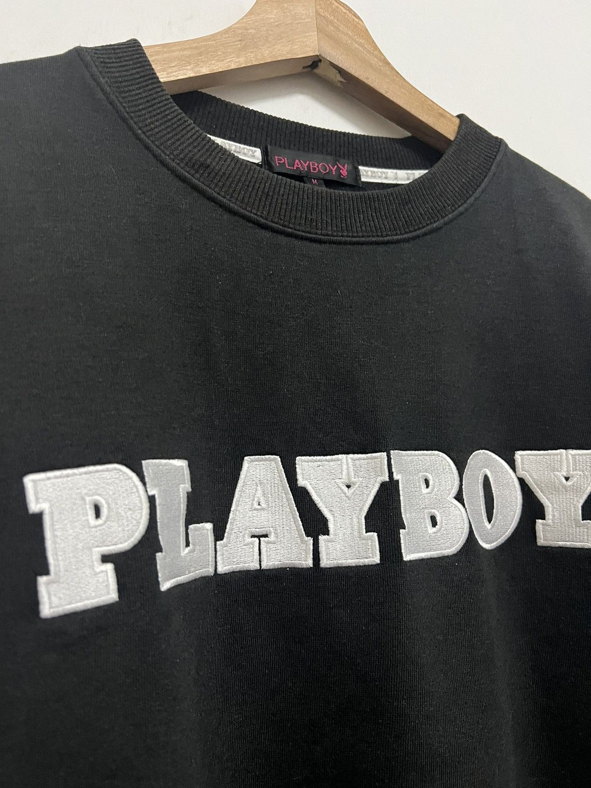 Playboy × Vintage VINTAGE PLAYBOY EMBROIDERY SPELL OUT CREWNECK Size US M / EU 48-50 / 2 - 2 Thumbnail