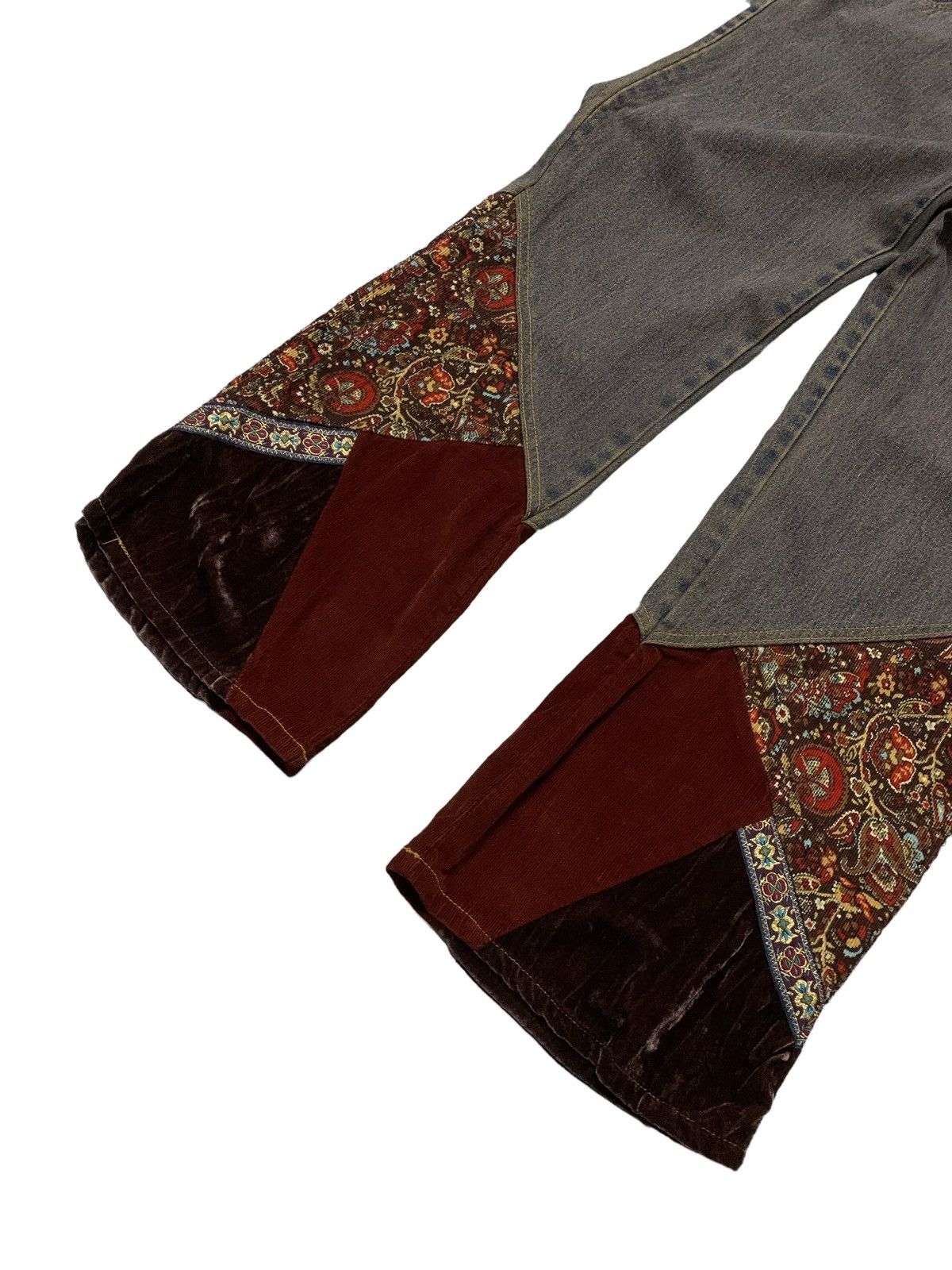 Faded Glory Faded Glory Up cycle Flared Hybrid Jeans Size US 34 / EU 50 - 5 Thumbnail