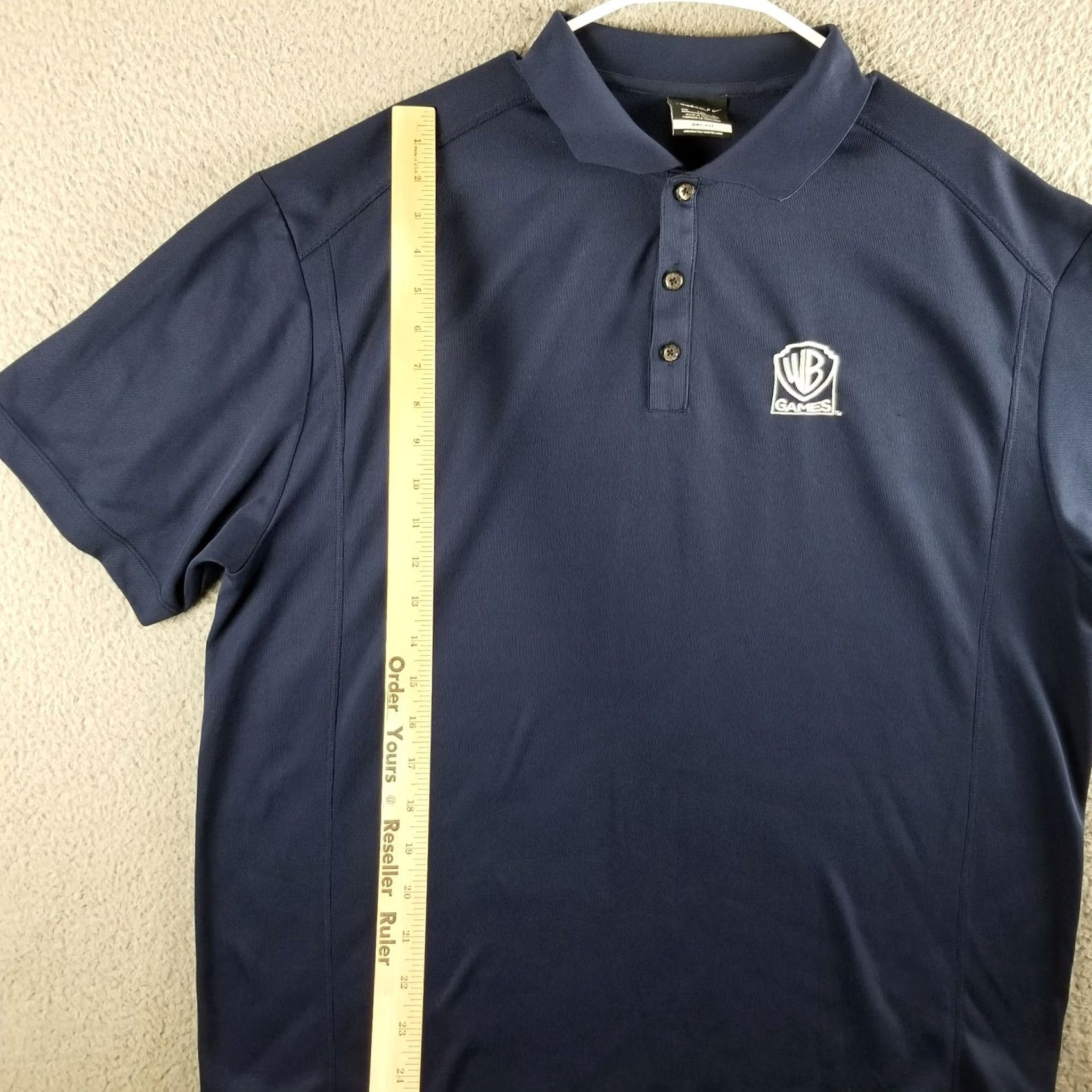 Nike Nike Golf Shirt Polo Men XXL Blue Embroidered Logo Embroidered Logo Double Sided 2XL Golf Nike Shirt Men XXL Blue Size US XXL / EU 58 / 5 - 4 Thumbnail