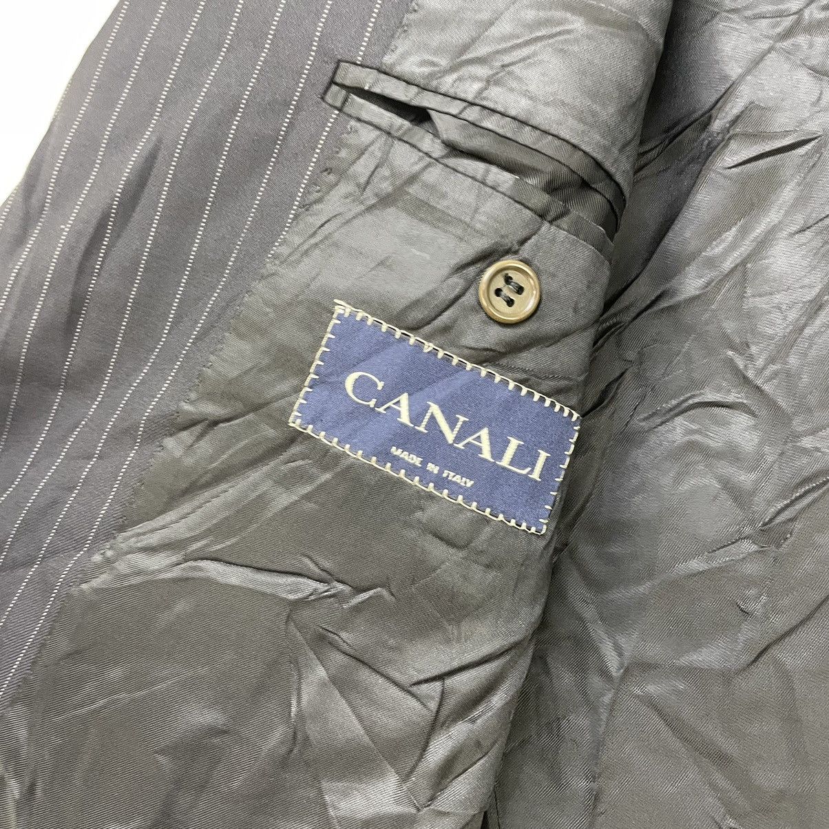 Canali Italian Designer Canali Stripe Jacket Size US M / EU 48-50 / 2 - 4 Thumbnail