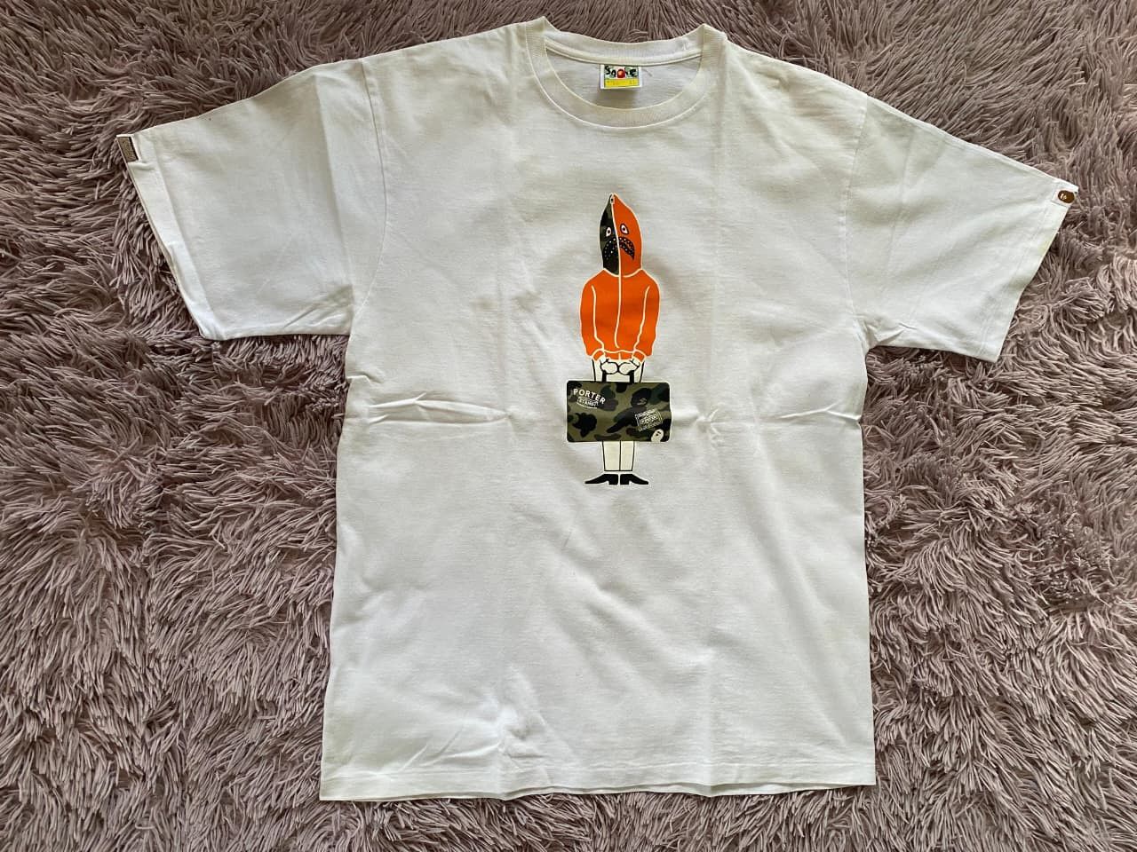 Bape × Porter Bape x Porter Shark tee Size US XL / EU 56 / 4 - 1 Thumbnail