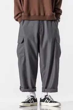 20AW Indigo Union Japan Grey Cargo Worker Pants