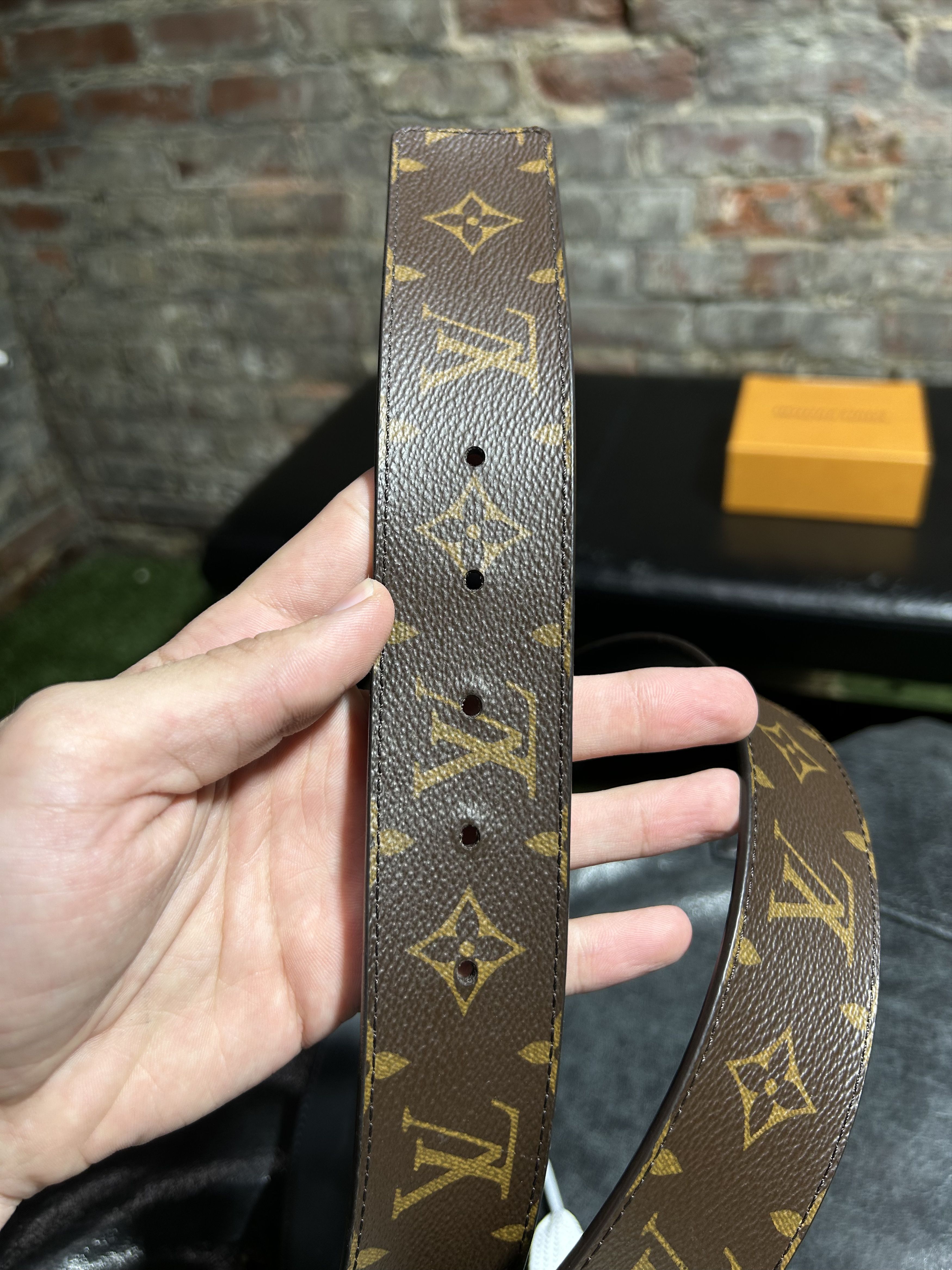Louis Vuitton Louis Vuitton Monogram Belt Size 36 - 4 Thumbnail