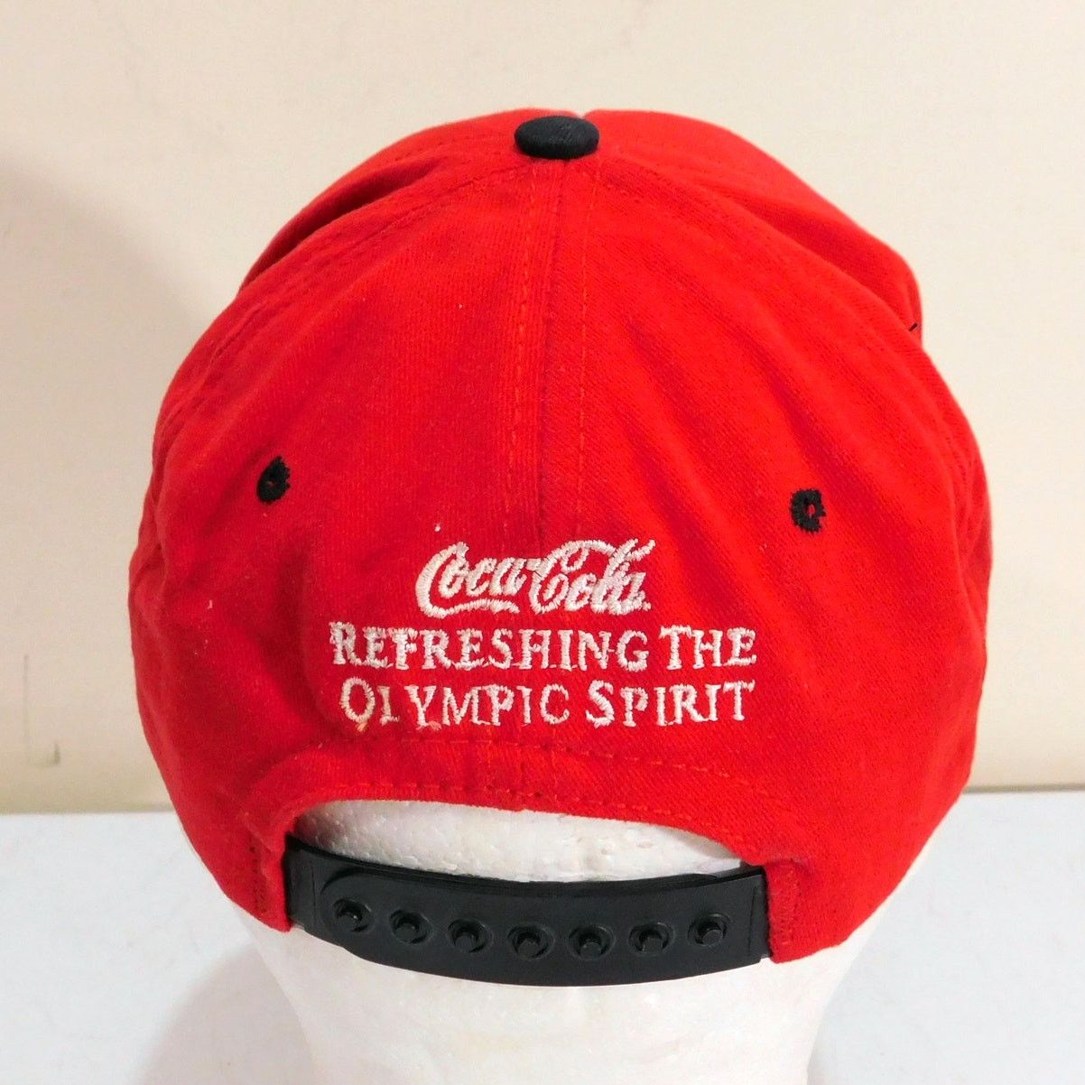 Starter Starter Coca Cola Hat Atlanta 1996 Olympics Washed Reshaped Size ONE SIZE - 5 Thumbnail