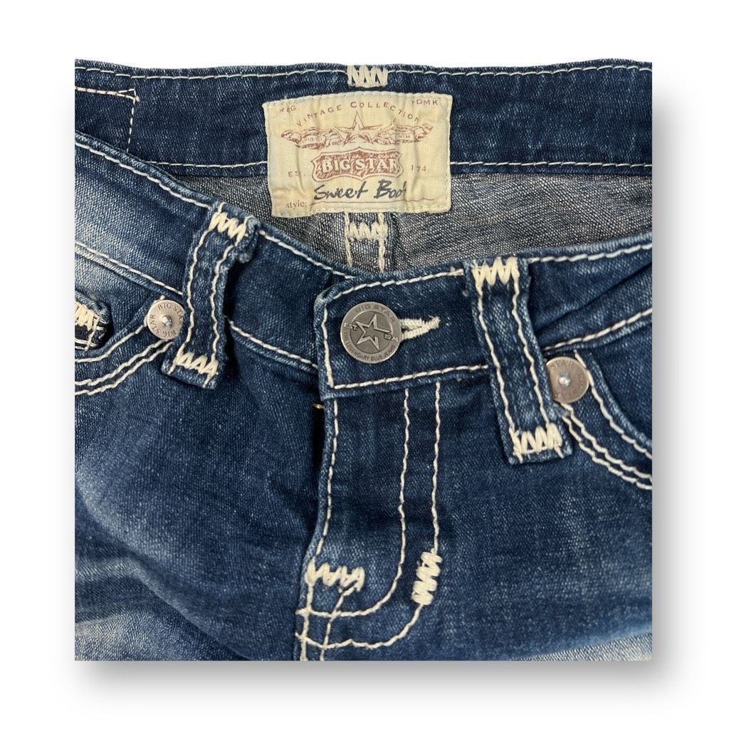 Big Star Big Star Sweet Boot Size 27 Long Size 27" / US 4 / IT 40 - 3 Thumbnail
