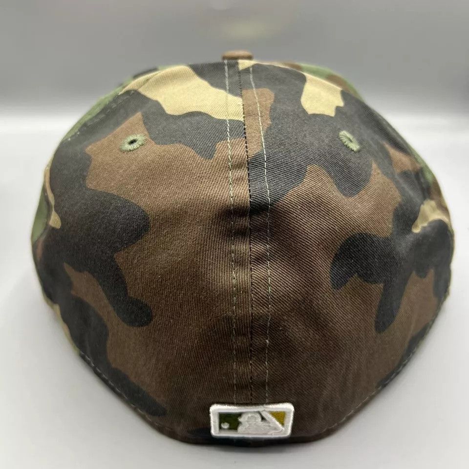 New Era Cleveland Indians Guardians Hat Men 8 Camo Fitted Cap New Size ONE SIZE - 6 Thumbnail
