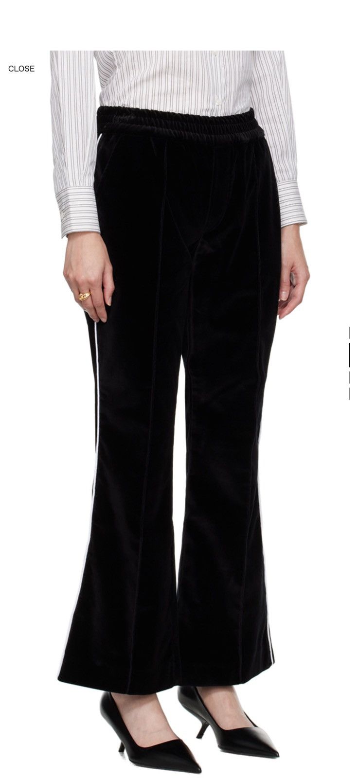 Ernest W. Baker Ernest W. Baker Velvet Flare Pants sz 50 Size US 32 / EU 48 - 2 Thumbnail