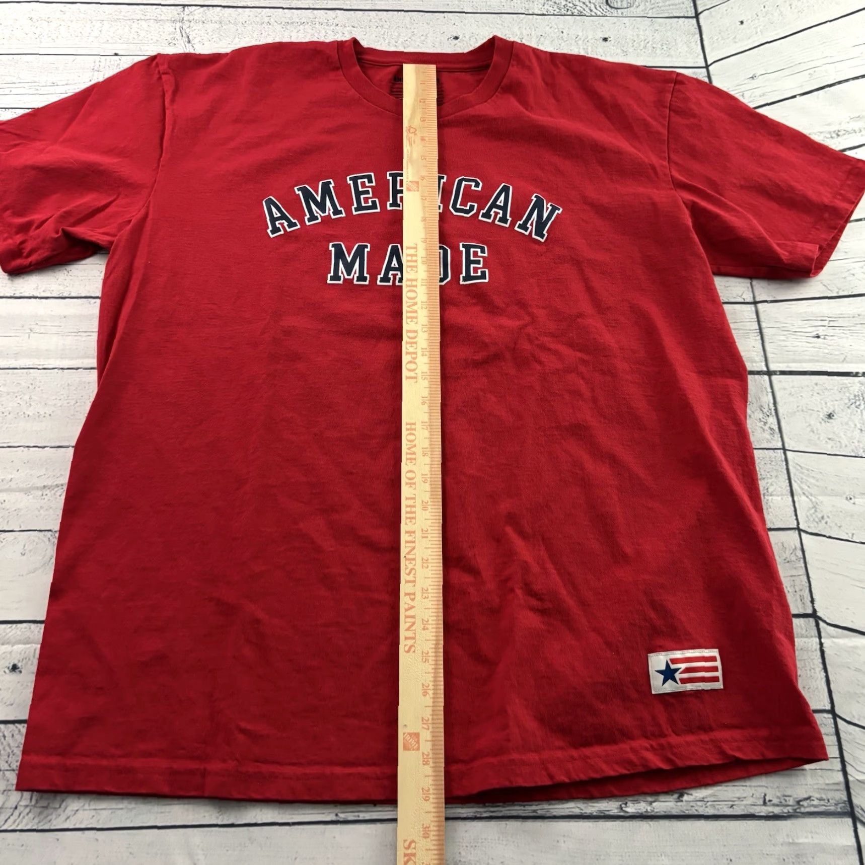 Vintage American Giant T-Shirt Mens 2XL Red Short Sleeve Shirt Size US XXL / EU 58 / 5 - 4 Thumbnail
