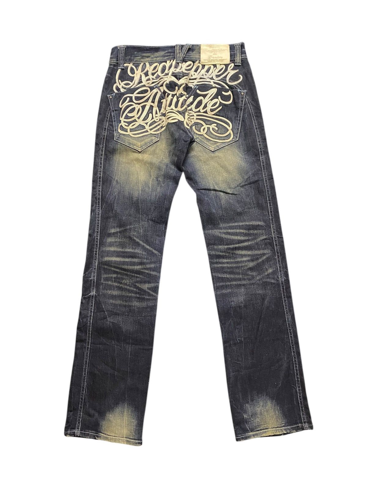 If Six Was Nine Red Pepper Attitude Studded Jeans Size US 29 - 3 Thumbnail