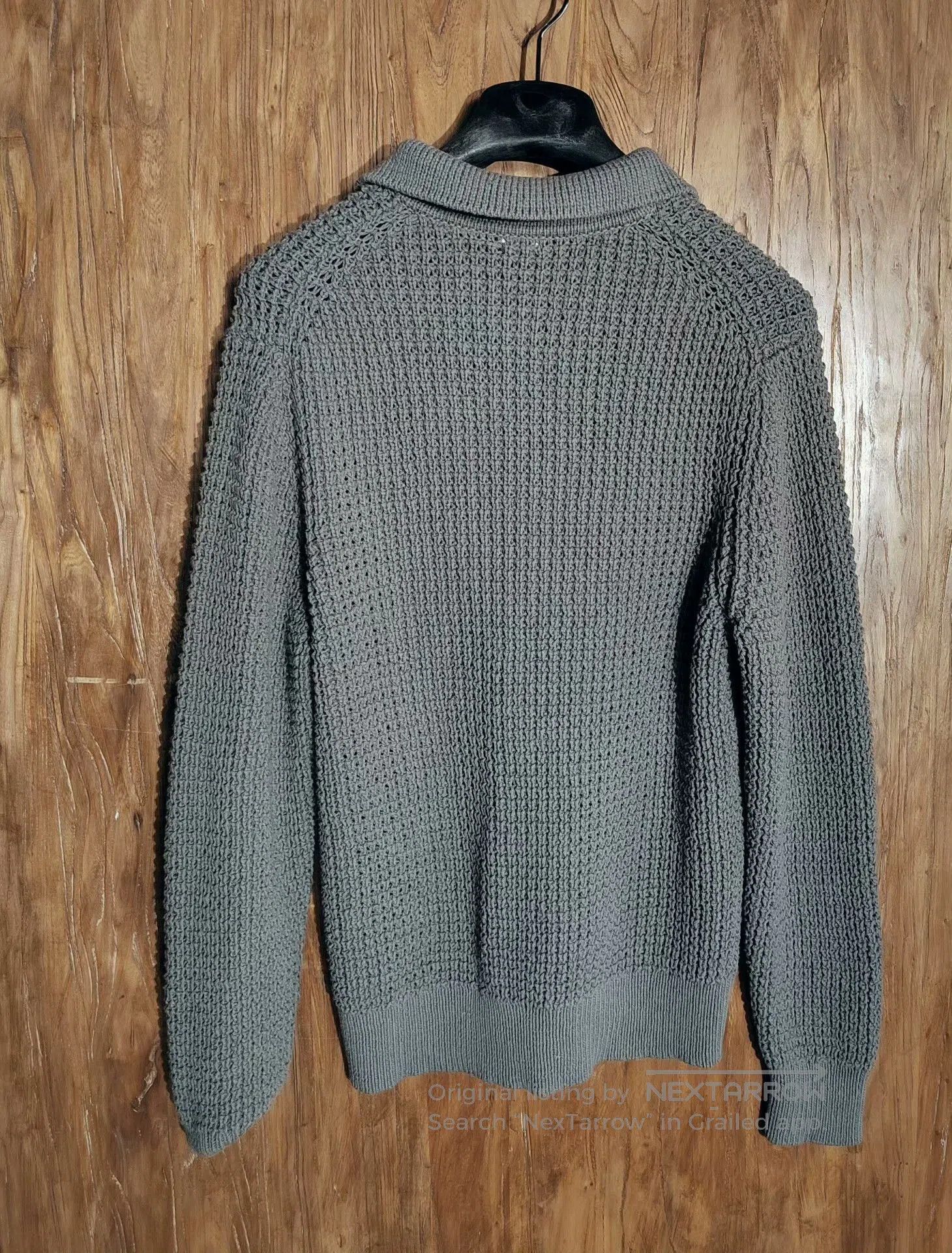 Filippa K Gray Knit Polo Neck Sweater. Size US M / EU 48-50 / 2 - 2 Thumbnail