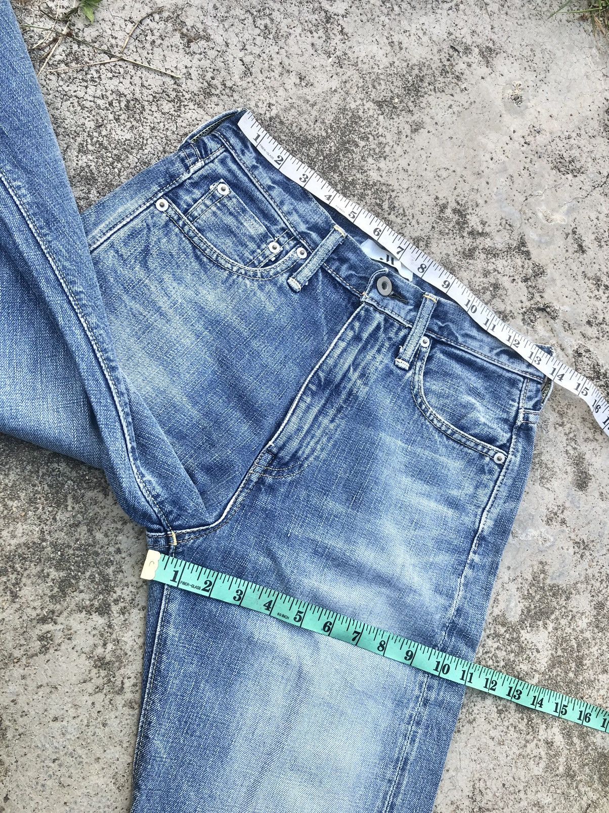 Japanese Brand JAPANESSE SELVEDGE DENIM Size US 28 / EU 44 - 6 Thumbnail