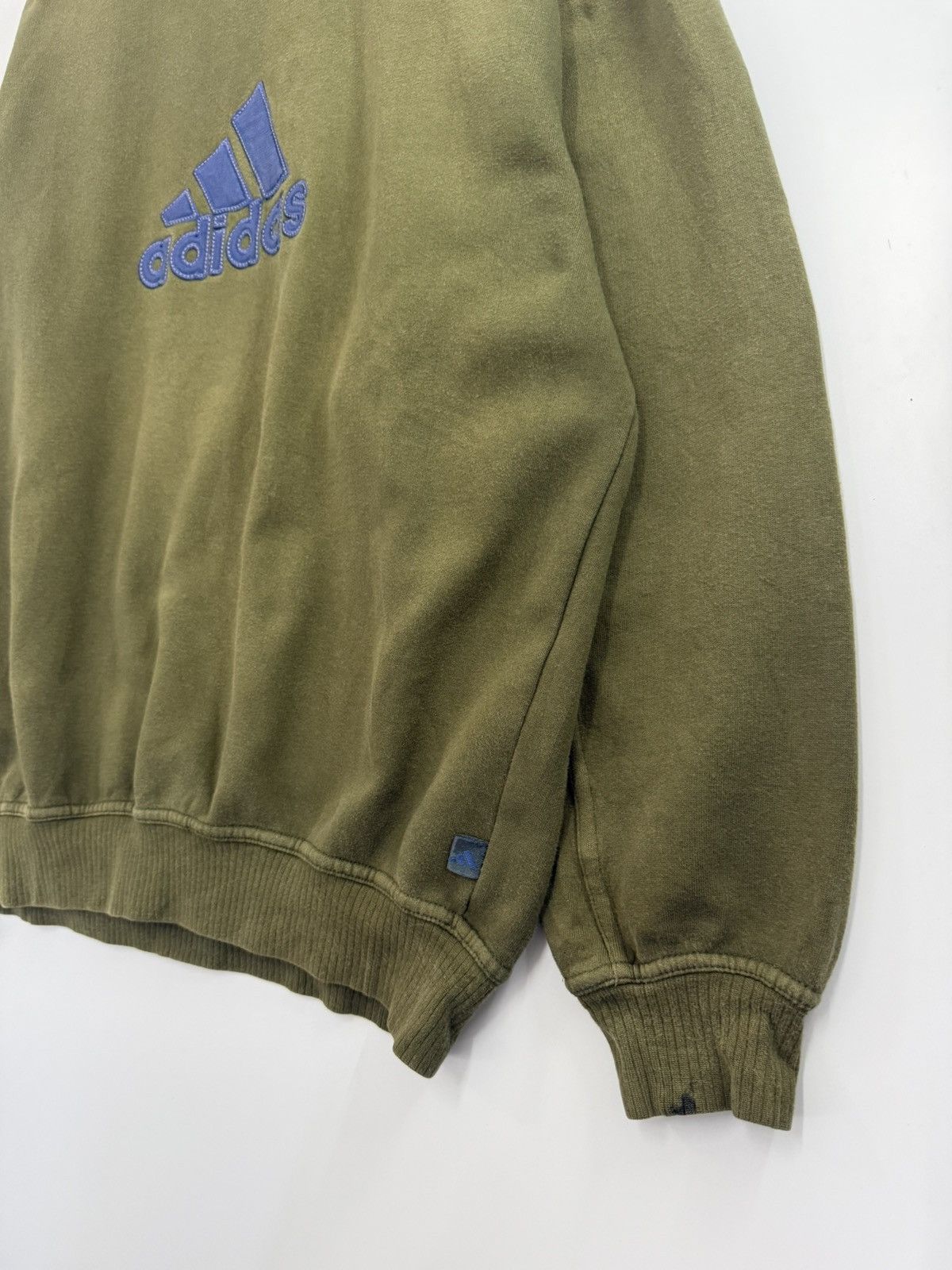 Adidas 🔥Y2K O.G Adidas Three Stripes Embroidery Logo Sweatshirt - M Size US M / EU 48-50 / 2 - 2 Thumbnail