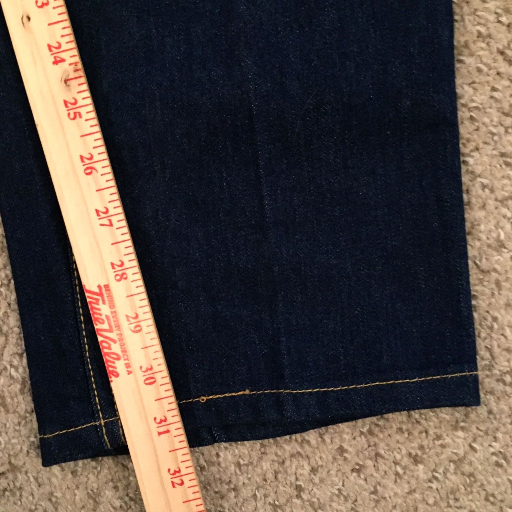 Vintage VINTAGE VF Jeans Womens Jeans Straight 16 USA Dark Wash 31.5in 100% Cotton Blue High Rise Regular Inseam 31.5in Size 38" / US 16 / IT 52 - 7 Thumbnail