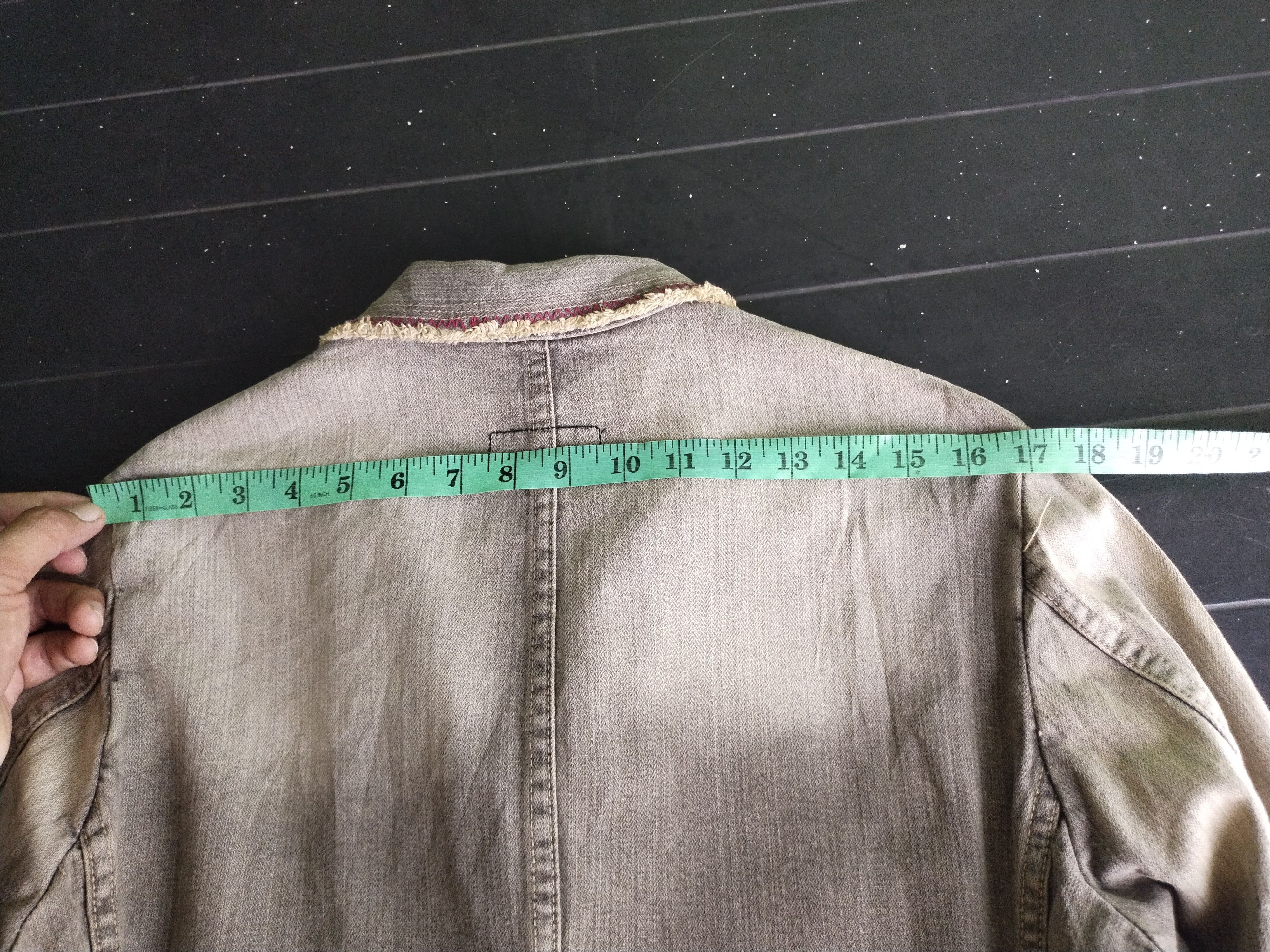 If Six Was Nine × Vintage Vintage Point Loma Denim Distressed Faded Jacket Rare Size US M / EU 48-50 / 2 - 12 Thumbnail