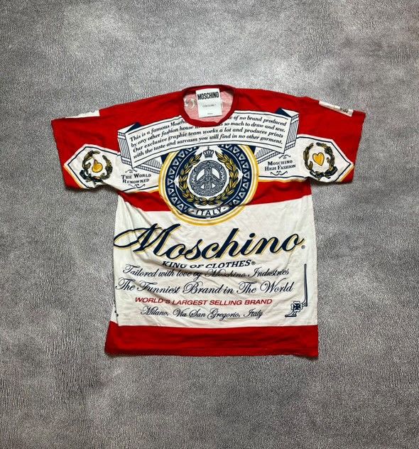 Moschino T - Shirt Budweiser