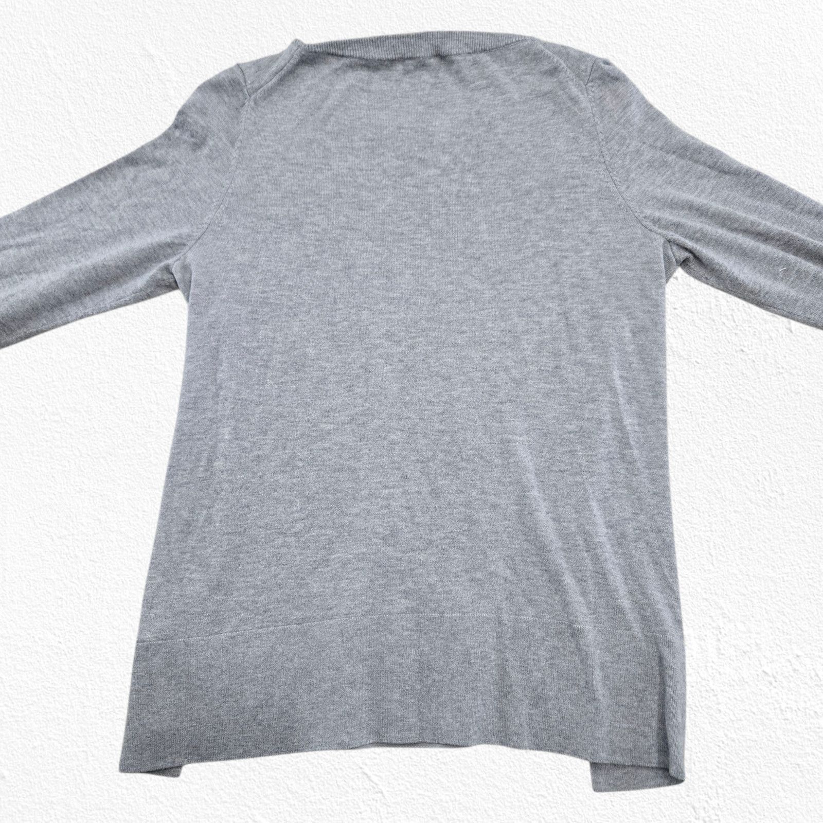 Other Etcetera Gray Wool Blend Sweater Sequin Hem Size Medium Size M / US 6-8 / IT 42-44 - 12 Thumbnail