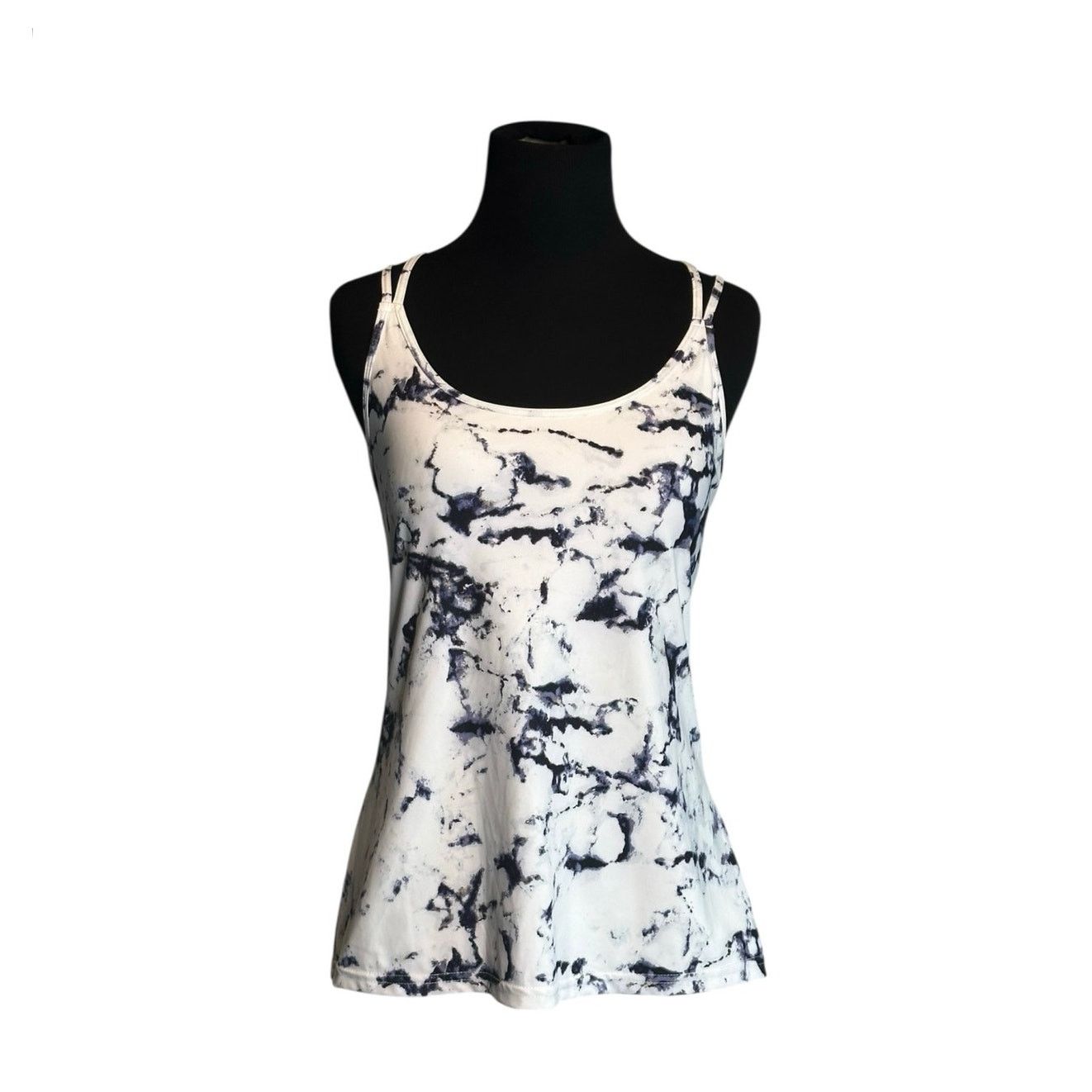 Old Navy Old Navy white purple bra build in tank top size medium Size M / US 6-8 / IT 42-44 - 7 Thumbnail