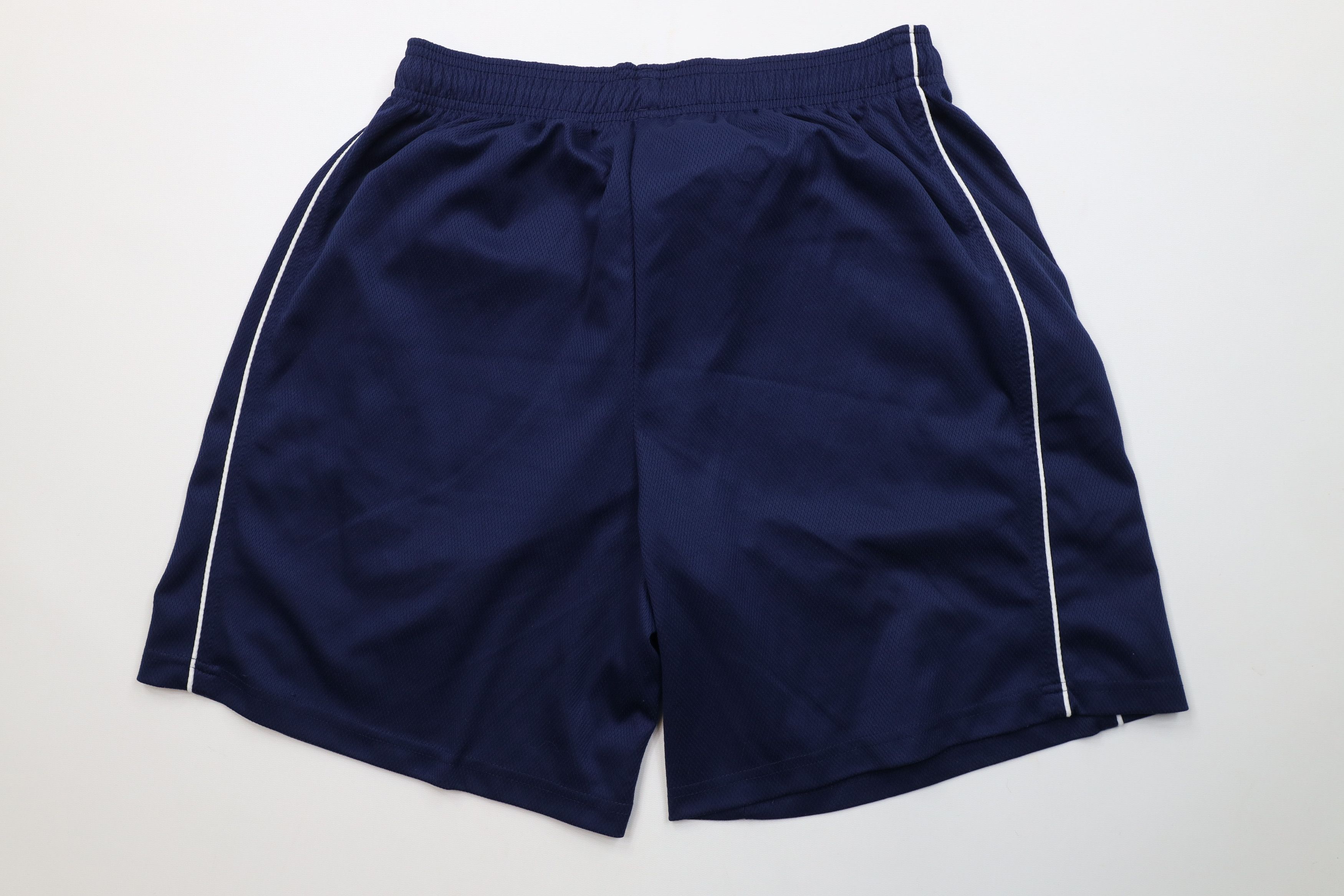 Reebok Vintage Reebok Logo Above Knee Shorts Navy Blue Polyester Size US 32 / EU 48 - 9 Thumbnail