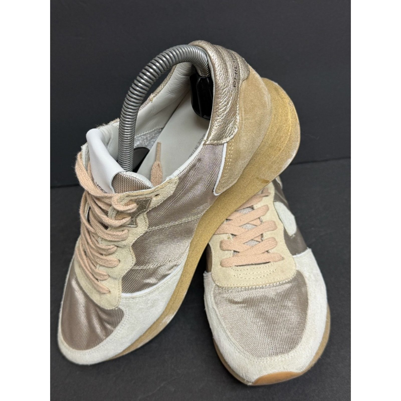 Philippe Model Philippe Model Paris Women’s Trpx Sneakers Suede & Leather Size US 8 / IT 38 - 2 Thumbnail