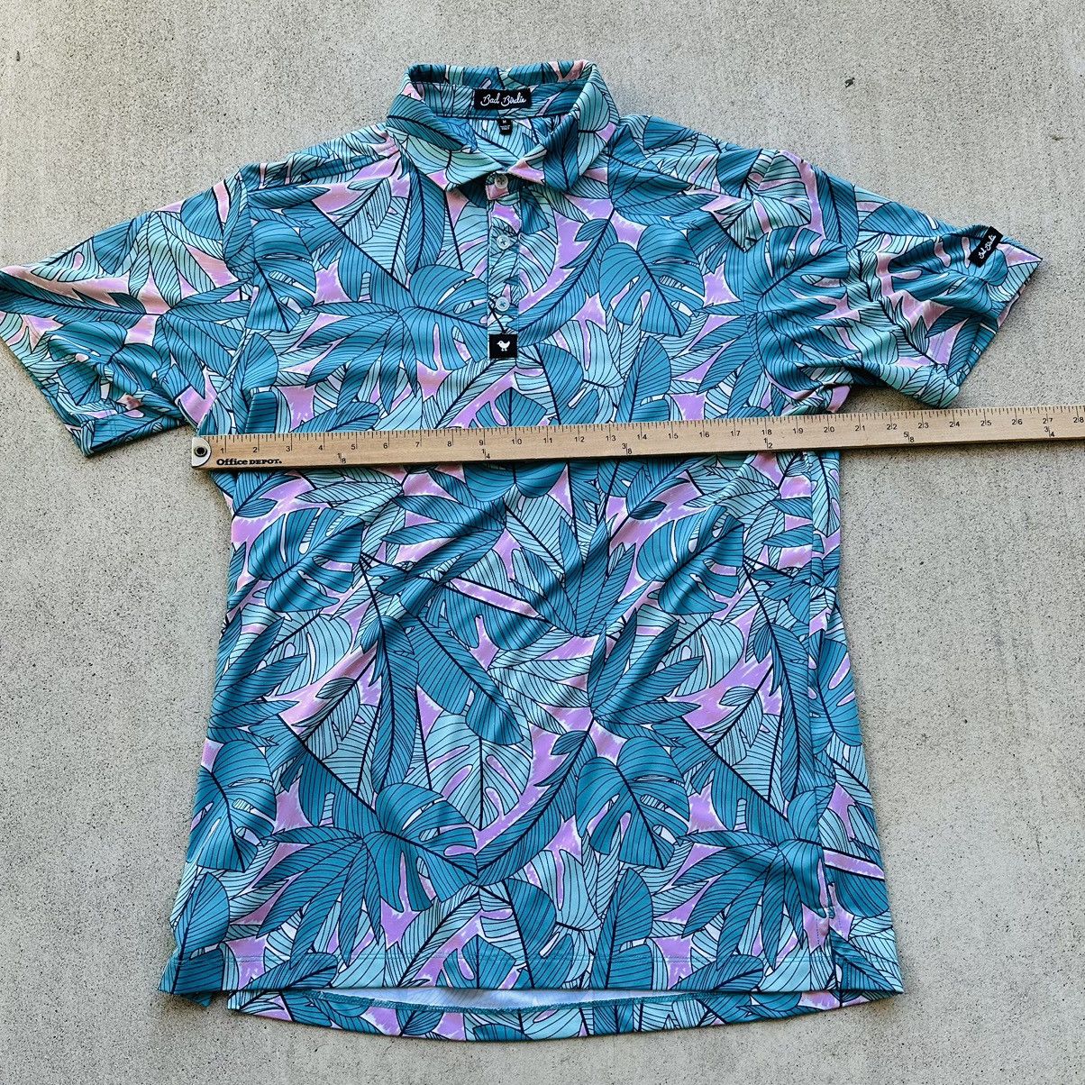 Bad Birdie Bad Birdie Golf Polo Shirt Men Size Medium Floral AOP Size US M / EU 48-50 / 2 - 6 Thumbnail