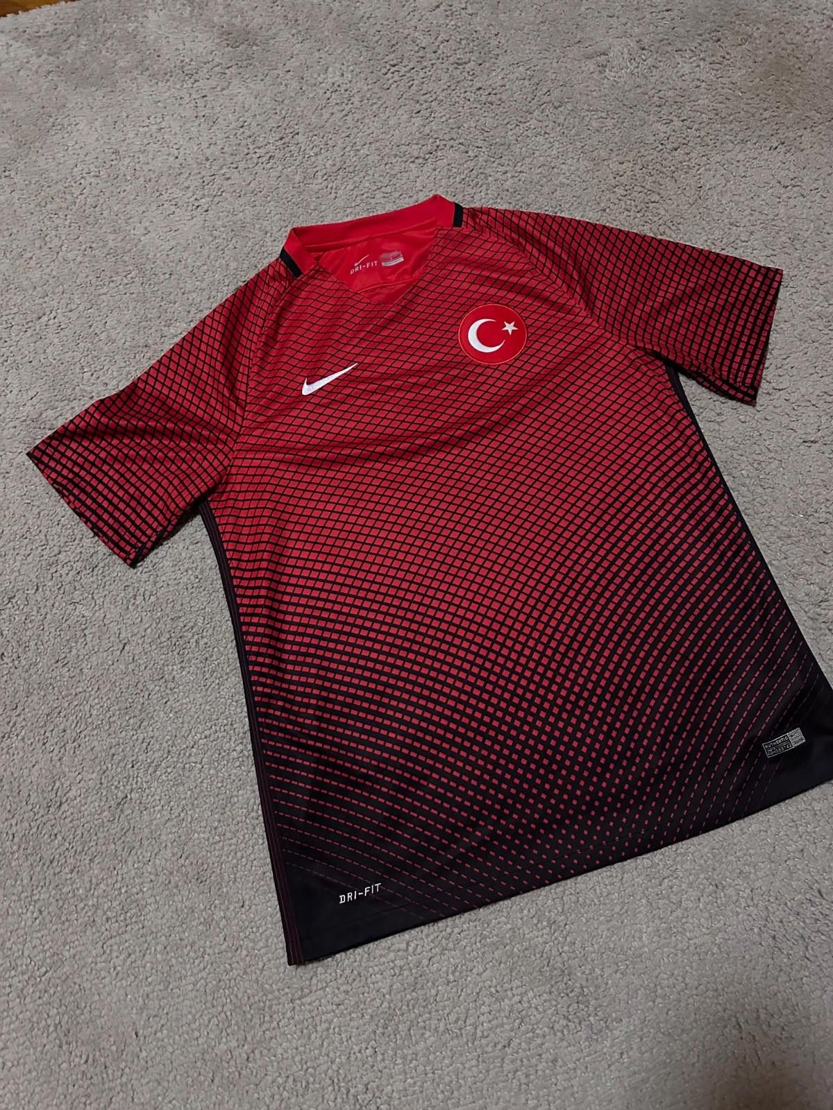 Nike Turkey 2016 2017 Home Football Shirt Soccer Jersey Nike Size US L / EU 52-54 / 3 - 3 Thumbnail