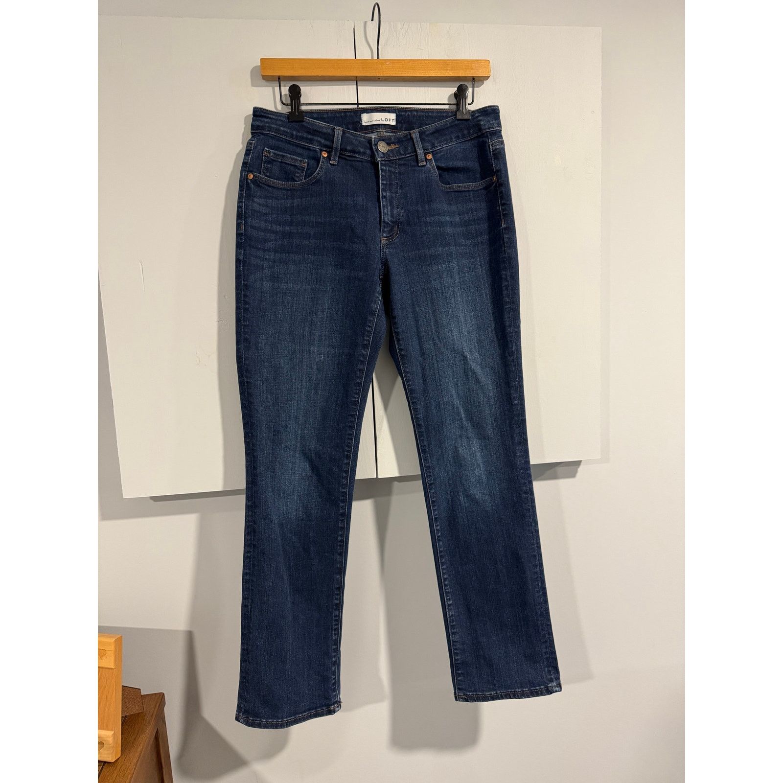 Loft Loft Curvy Straight Jeans Size 6 Size 28" / US 6 / IT 42 - 2 Thumbnail