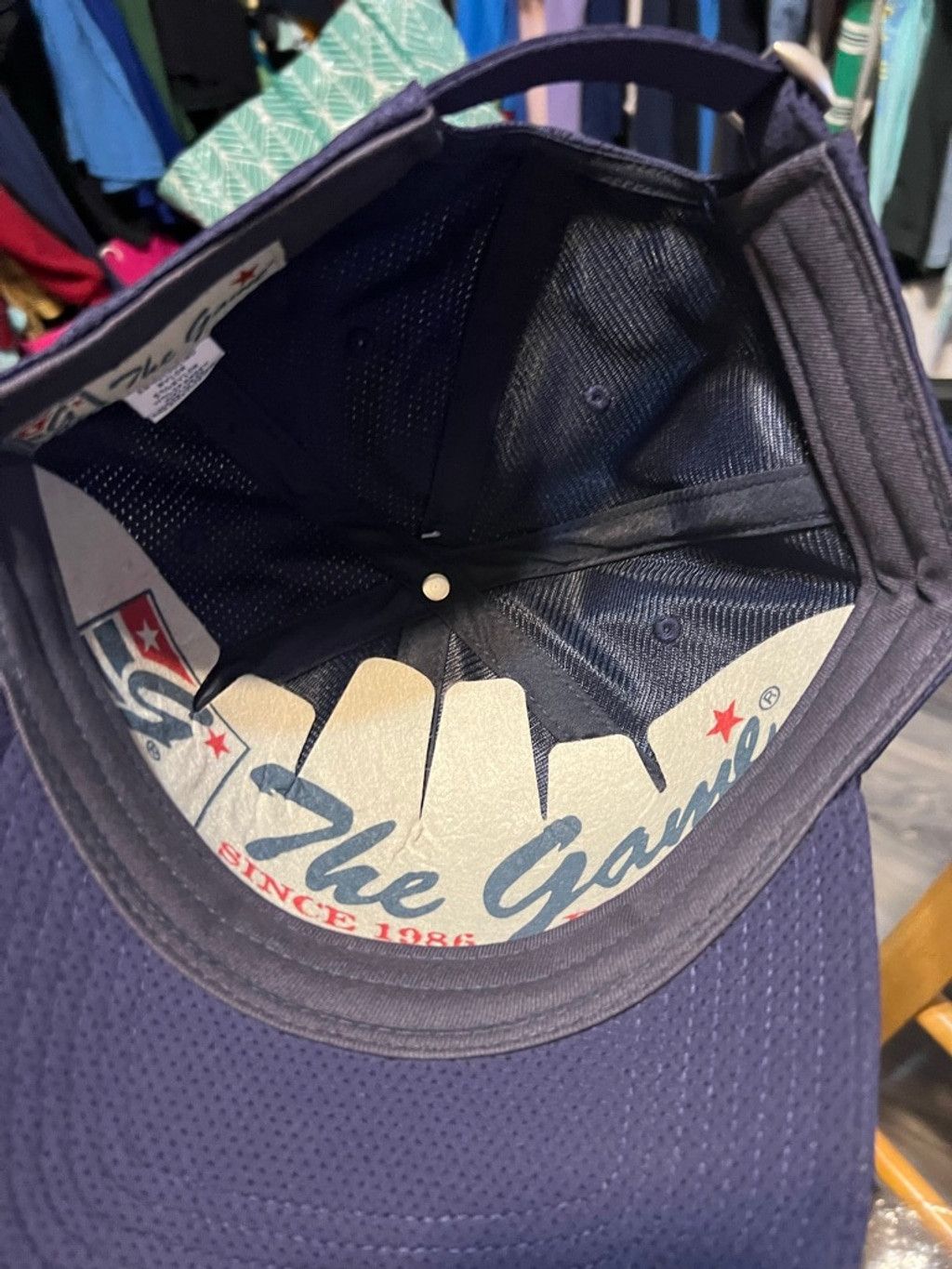 The Game Unisex The Game Universal Studios Baseball Cap Navy/White Size ONE SIZE - 5 Thumbnail