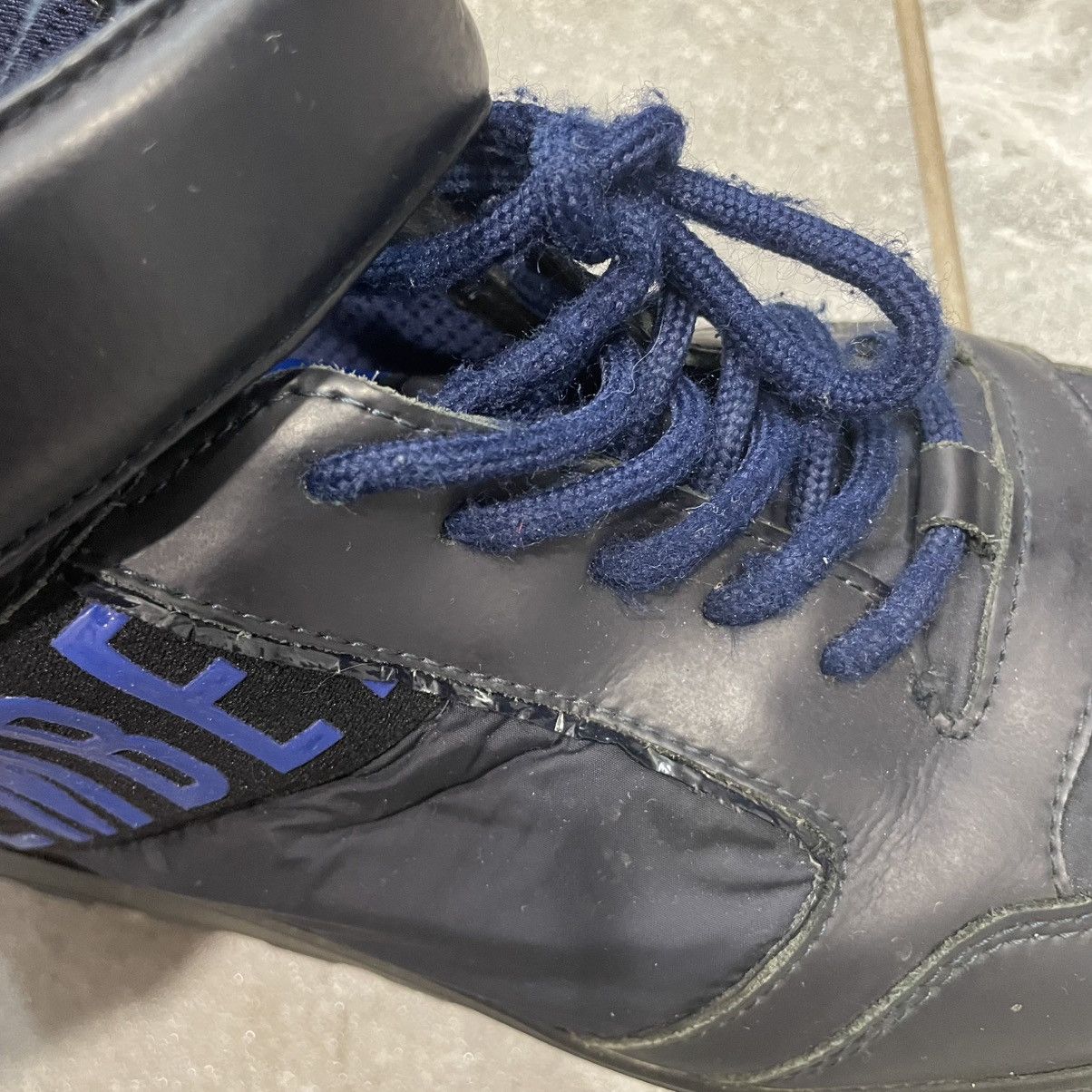 Designer × Dirk Bikkembergs Dirk Bikkembergs Black High Top Shoes Boots sneakers Size US 10 / EU 43 - 4 Thumbnail