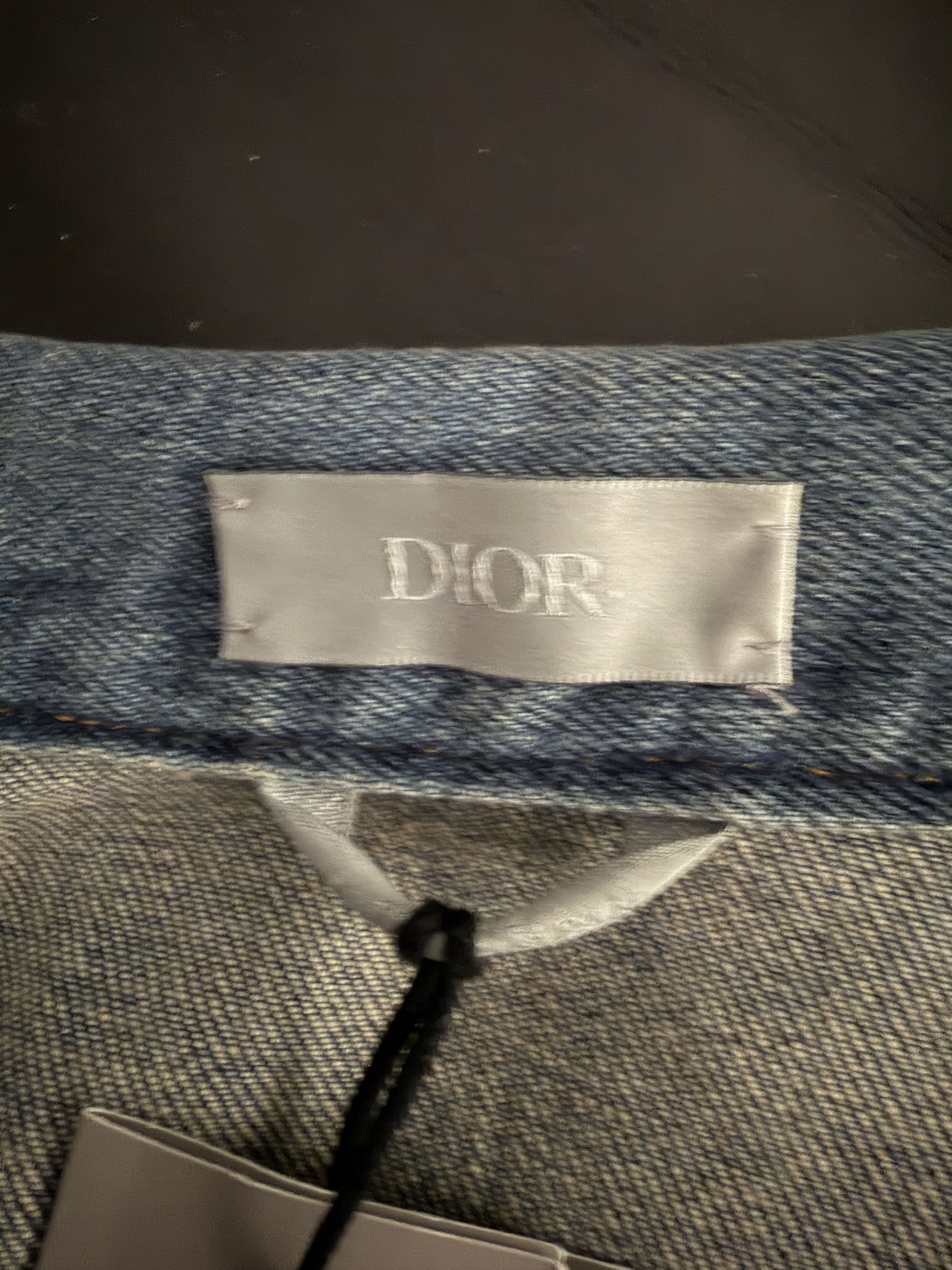 Dior × Stussy Embroidered Skull Bee Denim Jacket Size US M / EU 48-50 / 2 - 8 Thumbnail