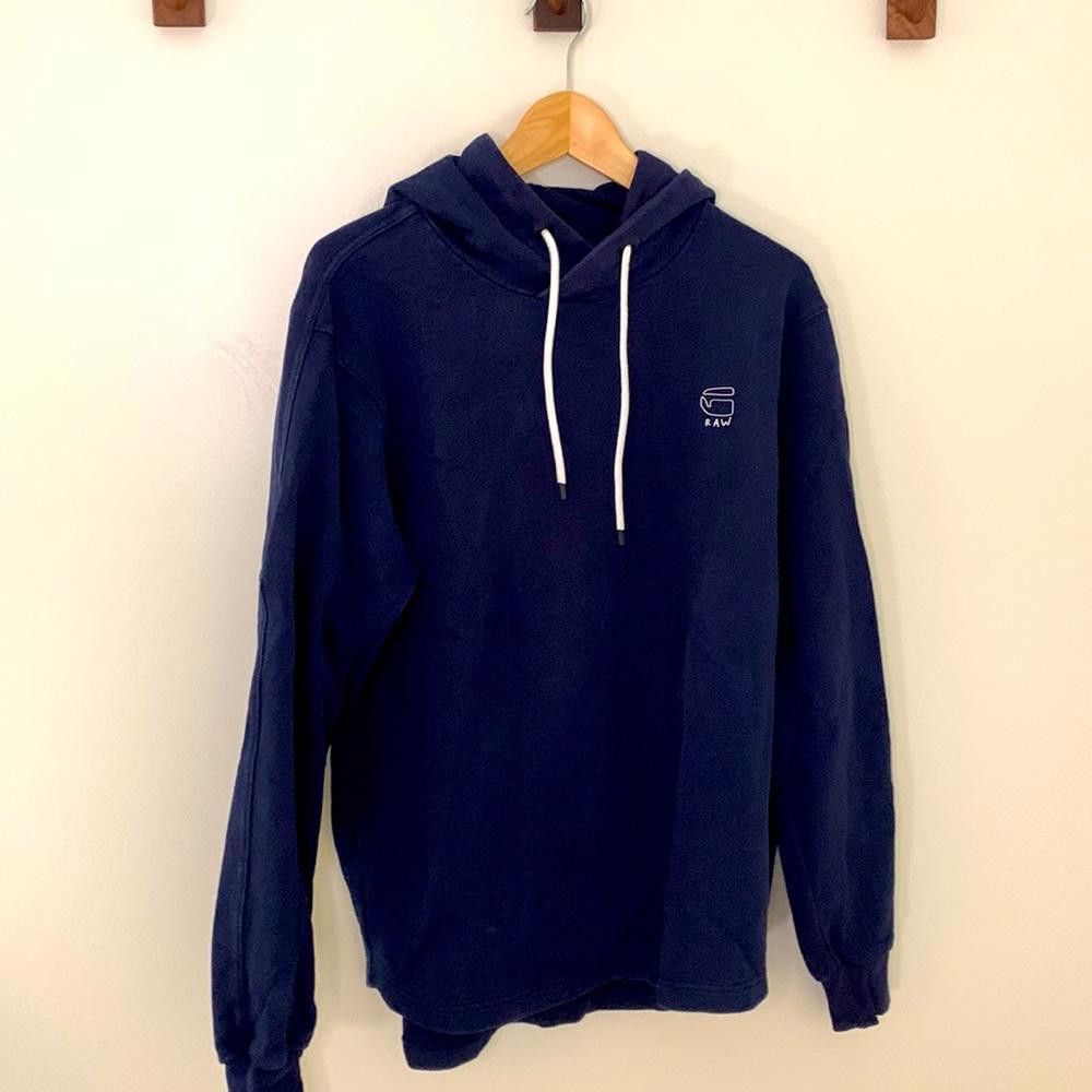 Designer G-Star RAW - PulloverHoodieSweat- Med- 86% ctn 14% poly Size US M / EU 48-50 / 2 - 3 Thumbnail