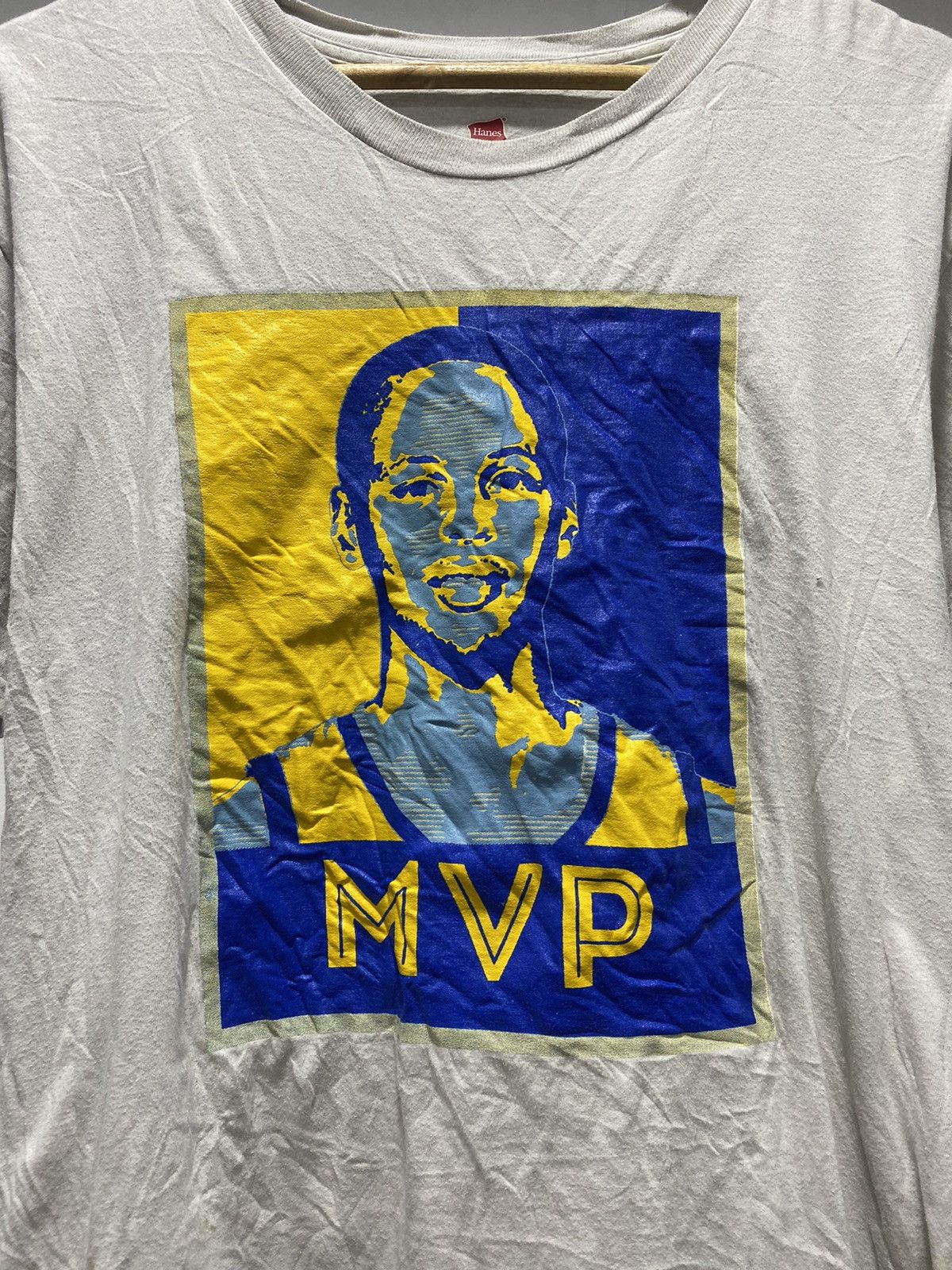 NBA × Vintage NBA🏀 Stephen Curry MVP Potrait Tee Rodman Jordan Size US XL / EU 56 / 4 - 4 Thumbnail