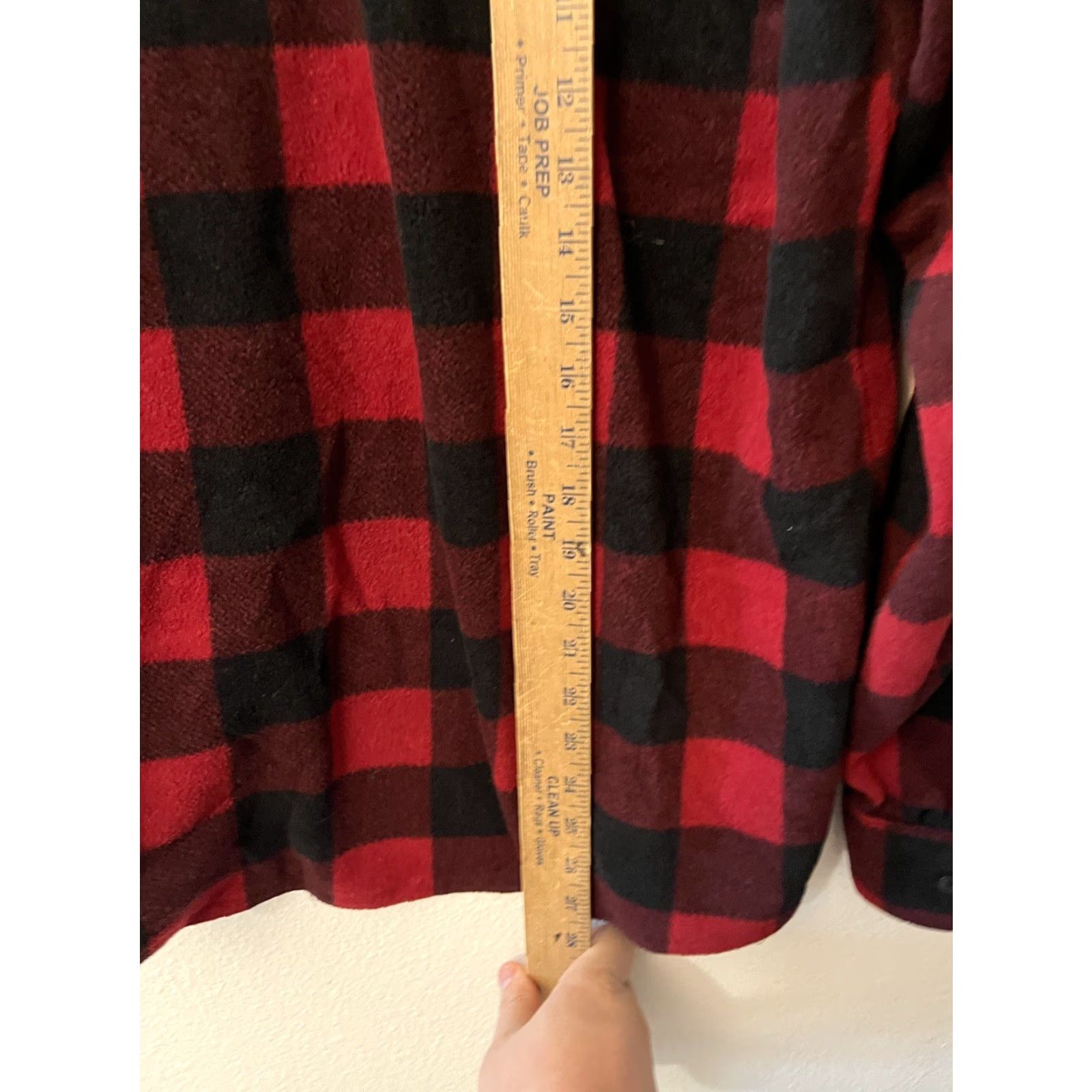 Wrangler VINTAGE Wrangler Authentics Flannel Shirt Mens S Red Buffalo Plaid Fleece Cabin Shacket Size US S / EU 44-46 / 1 - 4 Thumbnail