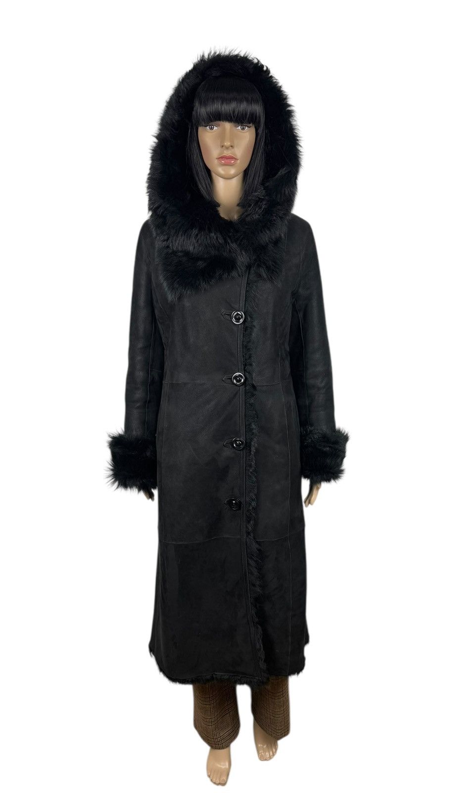 Other Zifo Genuine Leather Real Fur Coat Long Hooded size M Size M / US 6-8 / IT 42-44 - 2 Thumbnail