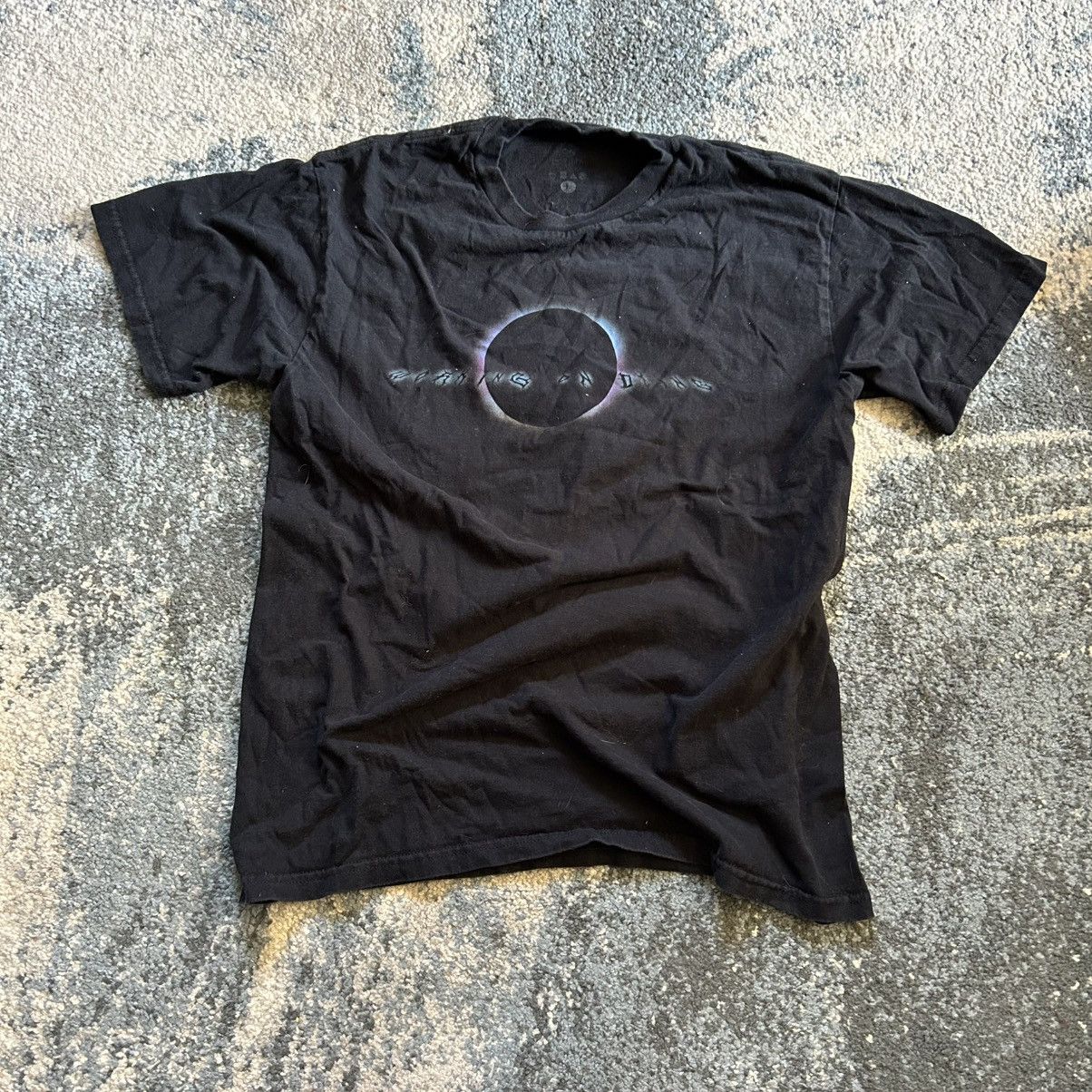 Other WORKiNG ON DYiNG BLACK ECLiPSE TEE TEAL PURPLE METALLiC GOTH Size US L / EU 52-54 / 3 - 4 Thumbnail