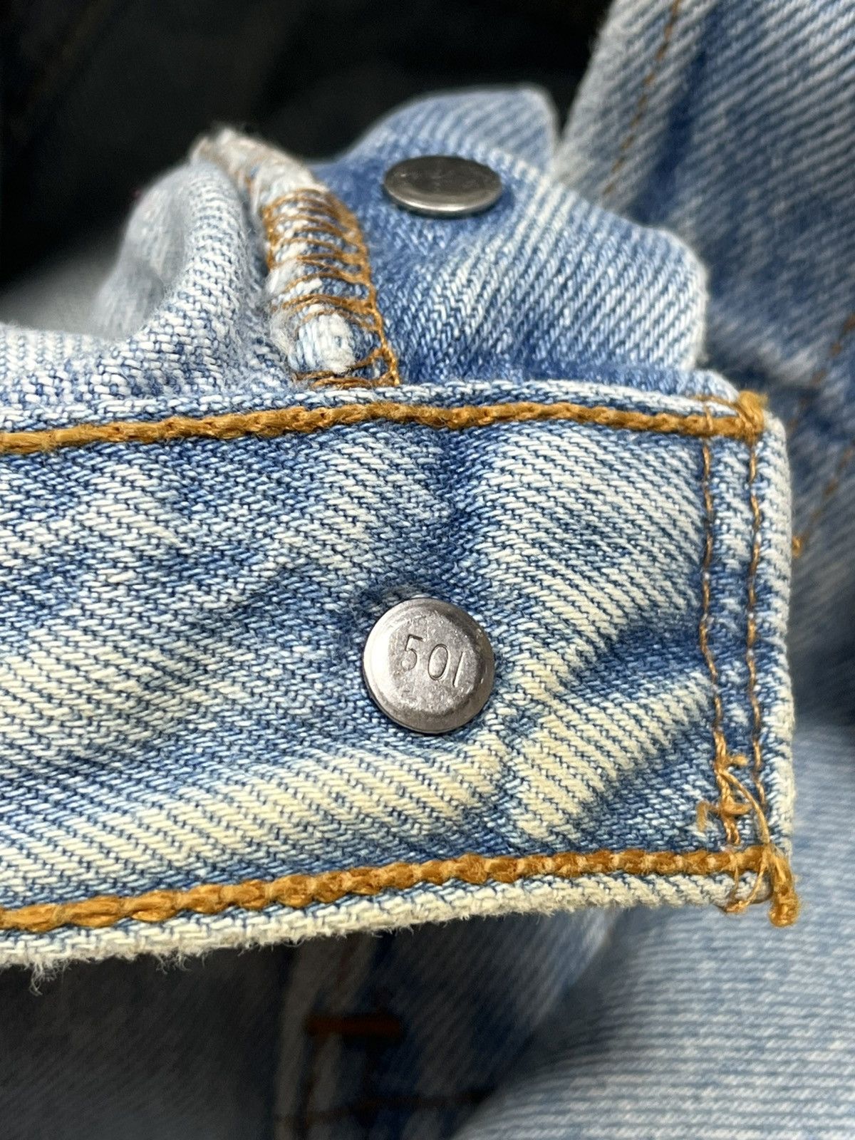 Levi's Vintage 90s Levis 501 Made In Usa for Japan Market Size US 29 - 10 Thumbnail