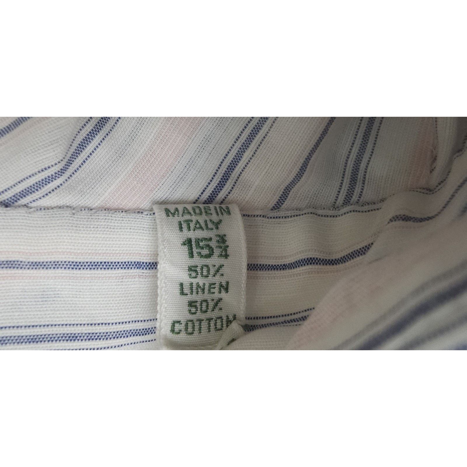 Other Borrelli Napoli Handmade In Italy Linen/ Cotton Striped 40 Size US XXS / EU 40 - 8 Thumbnail