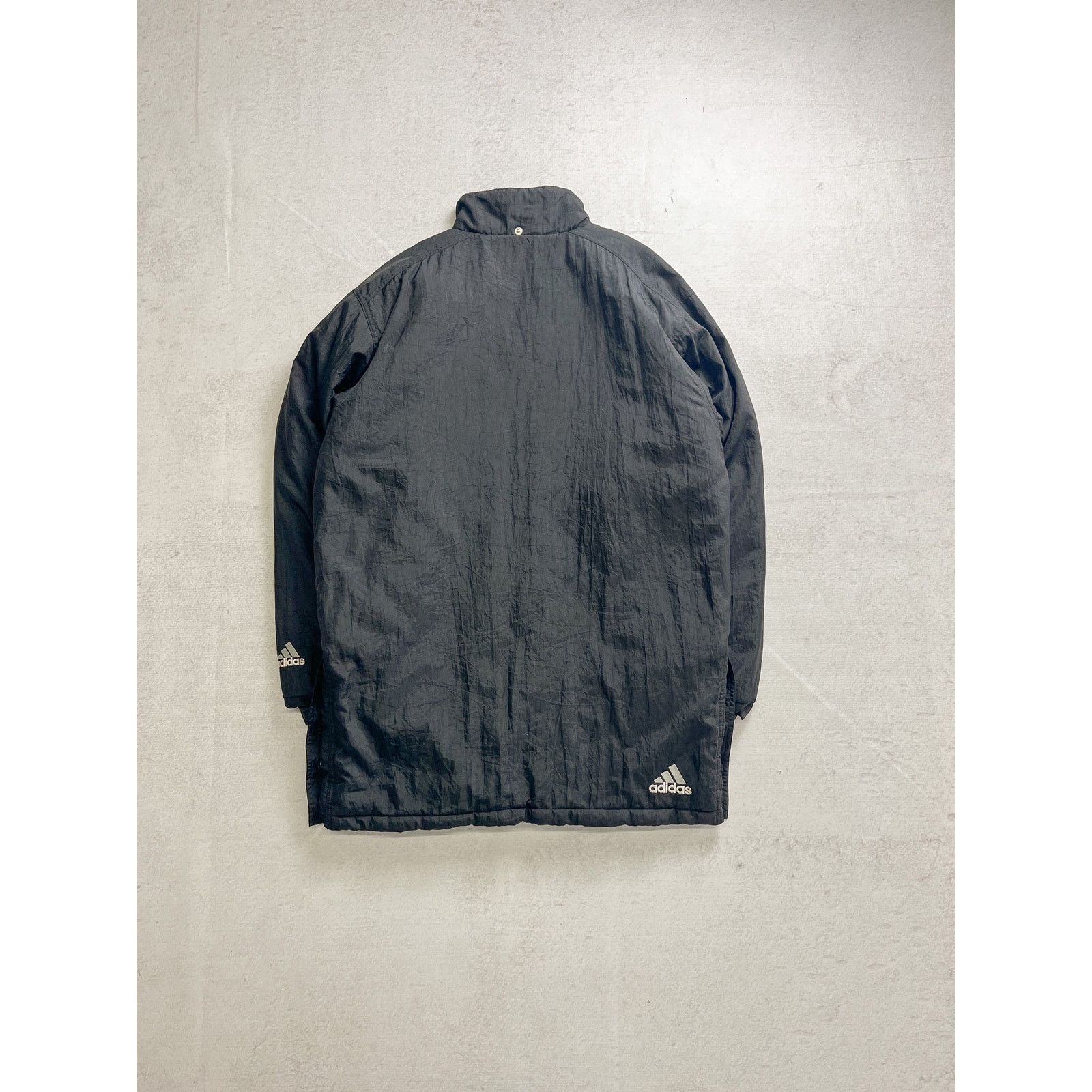 Adidas Vintage 90s Adidas Black Insulated Jacket - Men's XL Size US XL / EU 56 / 4 - 2 Thumbnail