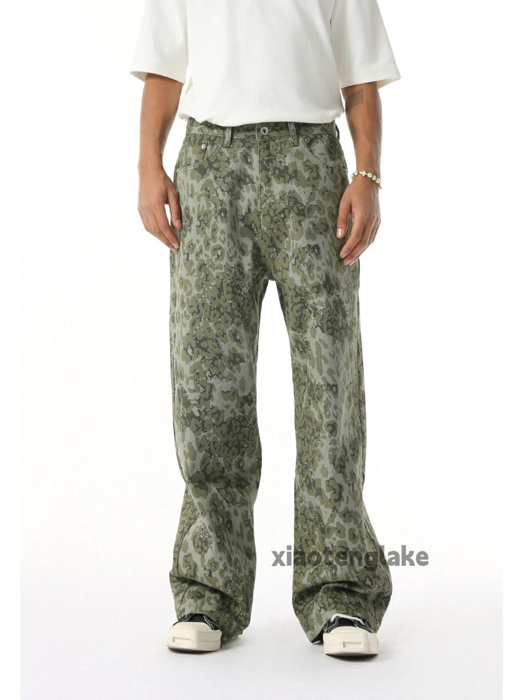 Jean × Vintage Washed faded loose baggy hiphop work cargo jeans Size US 32 / EU 48 - 6 Thumbnail
