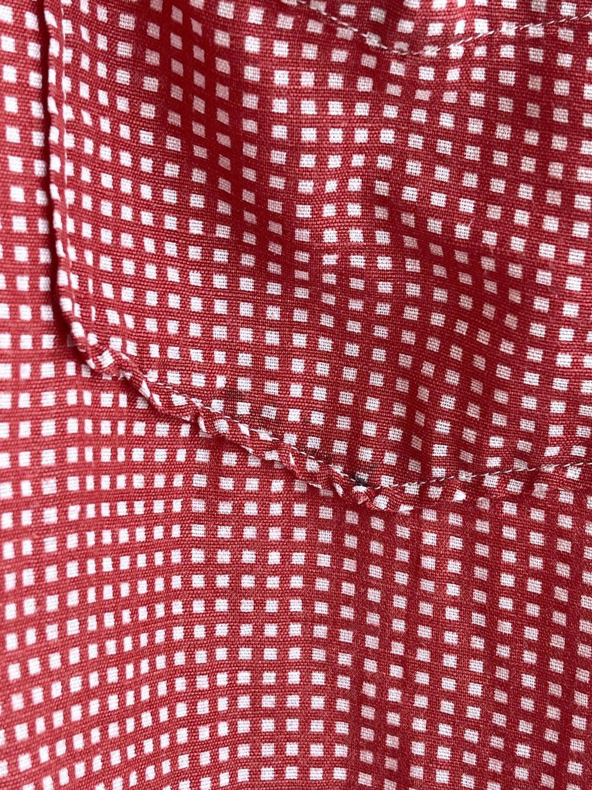 Hugo Boss Linen Cotton Checked Button Down Short Sleeve Shirt 80s 90s Size US XL / EU 56 / 4 - 9 Thumbnail