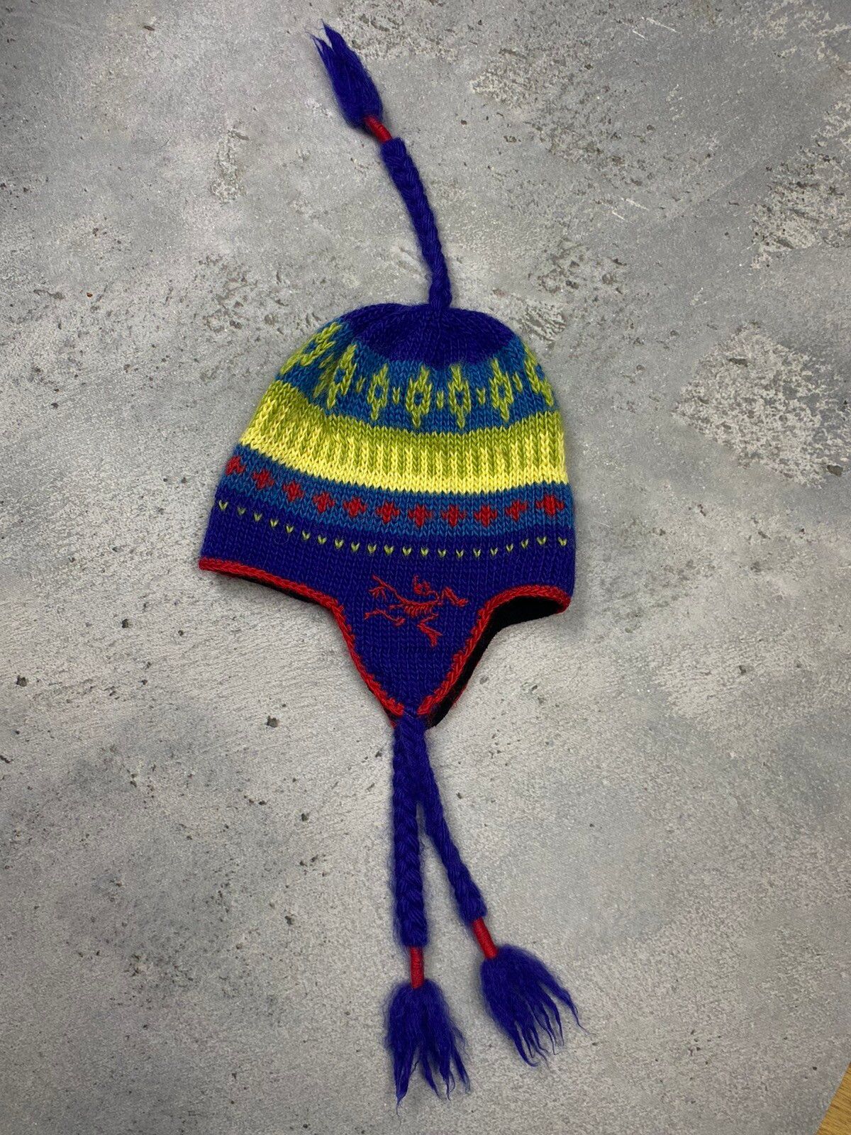 Pre-owned Arc'teryx Beanie Hat Wool In Multicolor