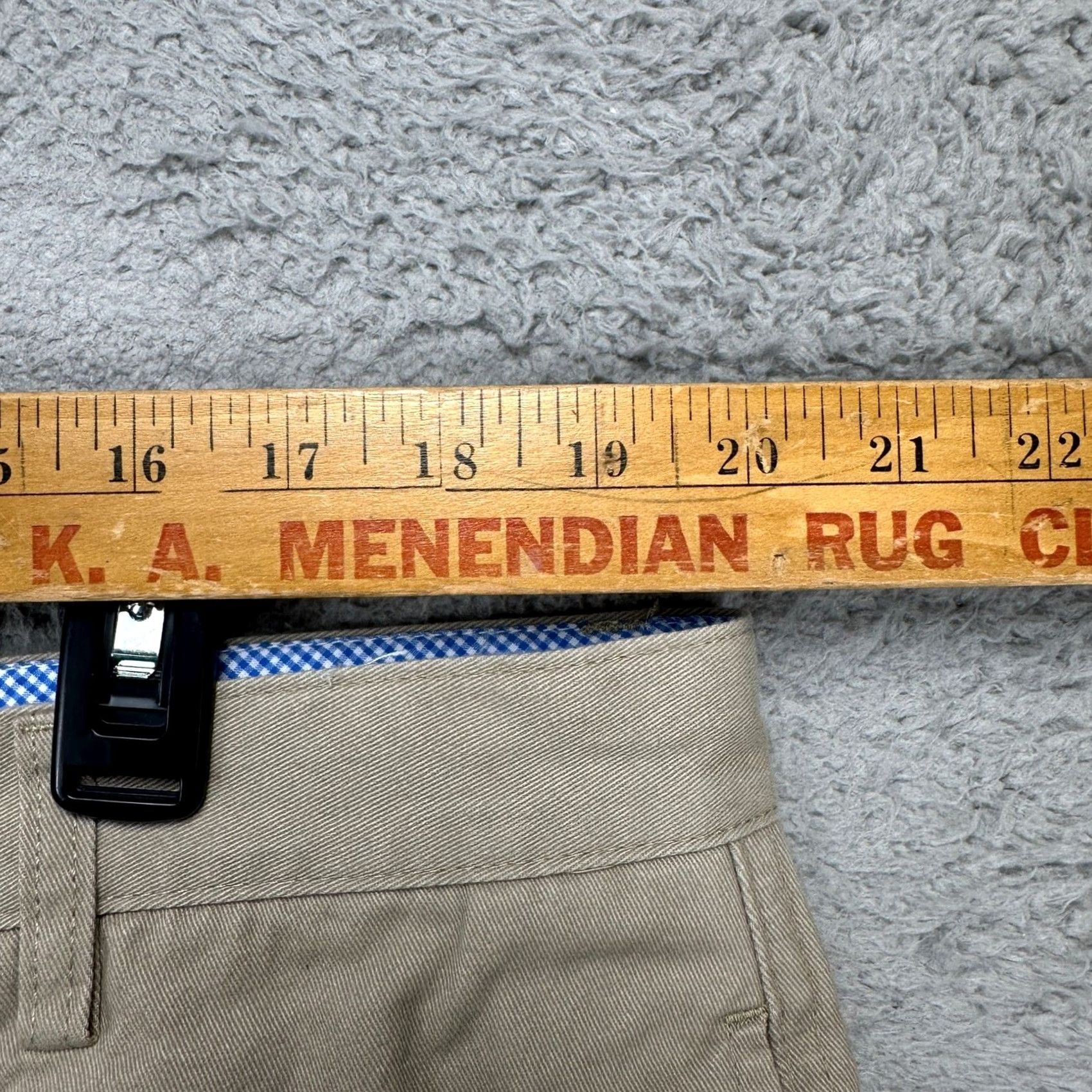 Chaps Chaps Mens Khaki Shorts 40 Flat Front Pockets Cotton Casual Vintage No Size US 40 / EU 56 - 5 Thumbnail