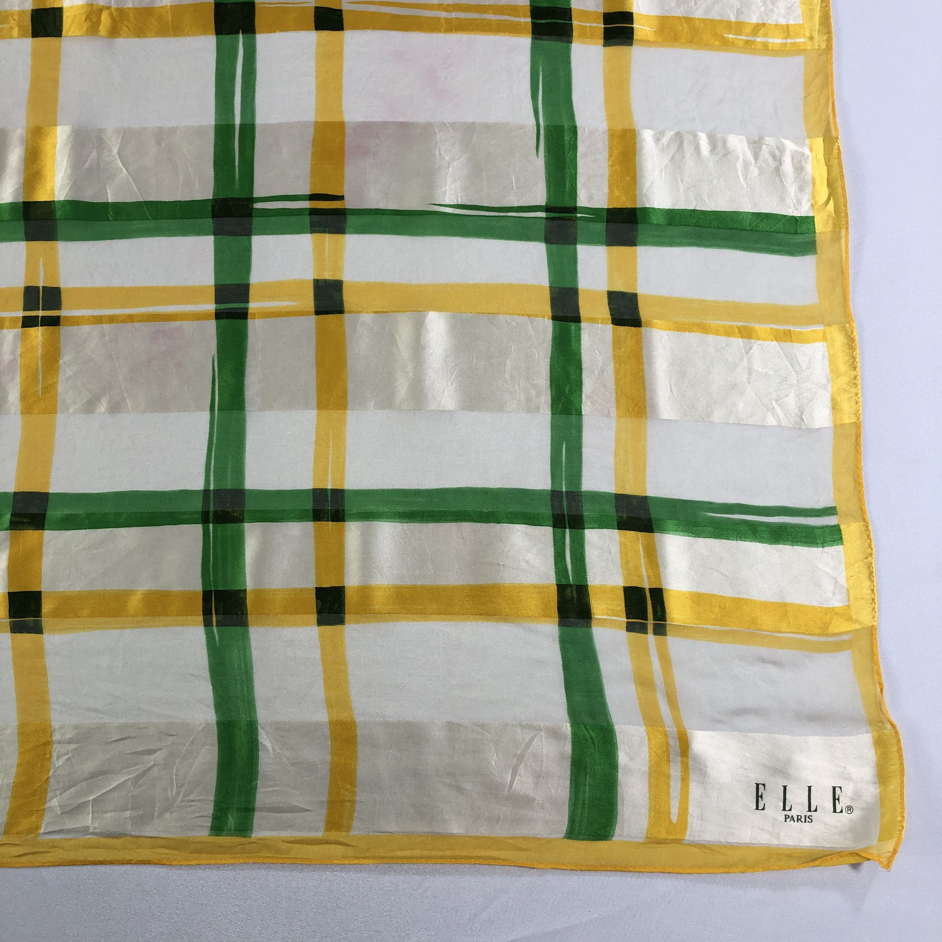 Vintage Vintage Elle Silk Scarf Size ONE SIZE - 4 Thumbnail